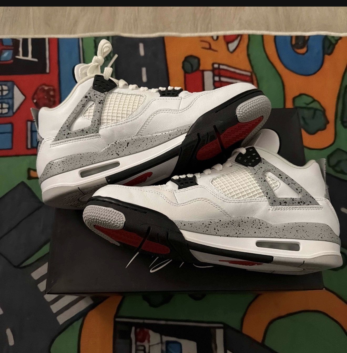 Jordan Brand Air Jordan 4 Retro OG 'White Cement' 2016 Size US 8.5 / EU 41-42 - 6 Thumbnail