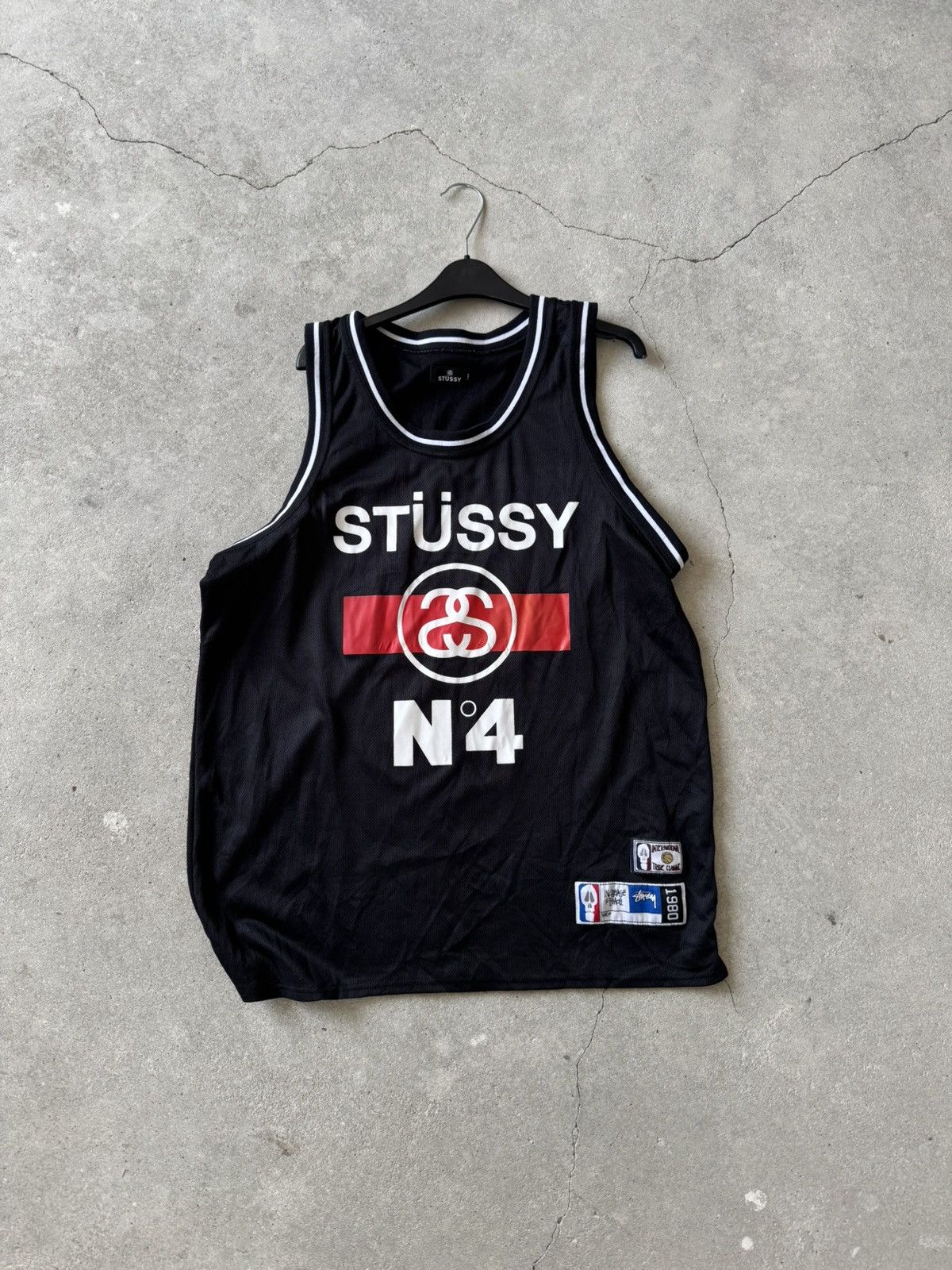 Vintage Stussy Jersey Basketball