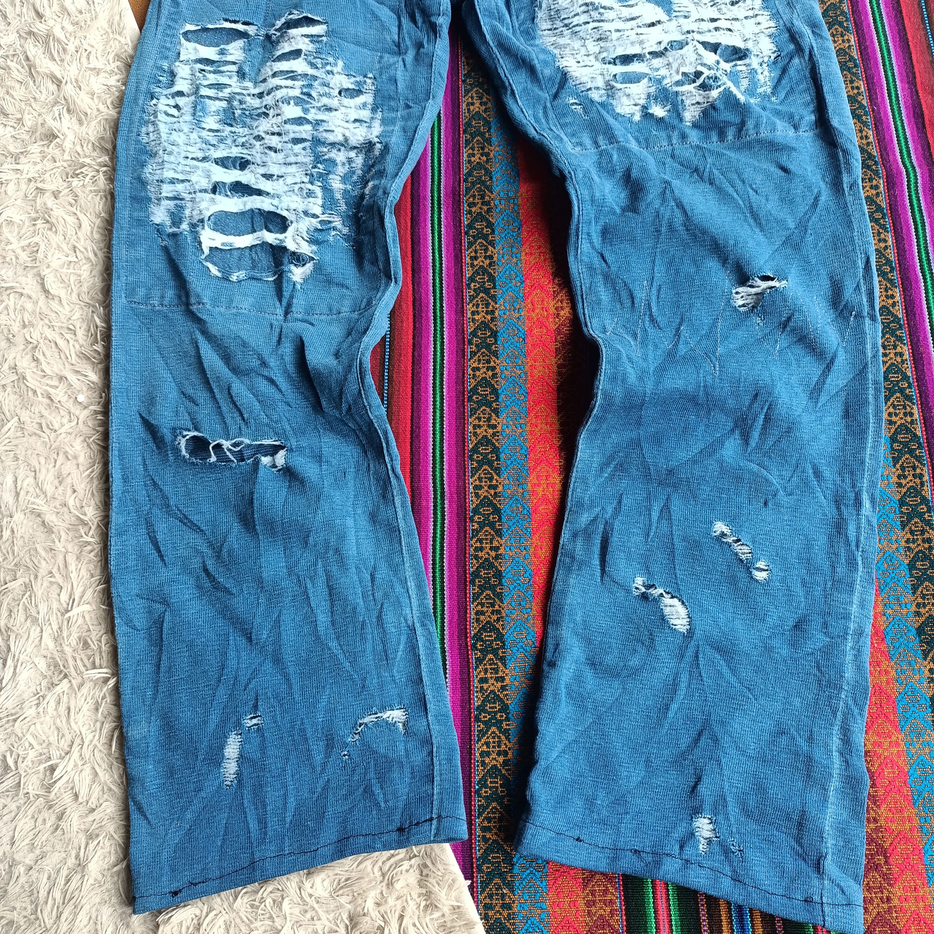 TALKING ABOUT THE ABSTRACTION Talking About The Abstraction buckle back ripped pants Size US 31 - 3 Thumbnail