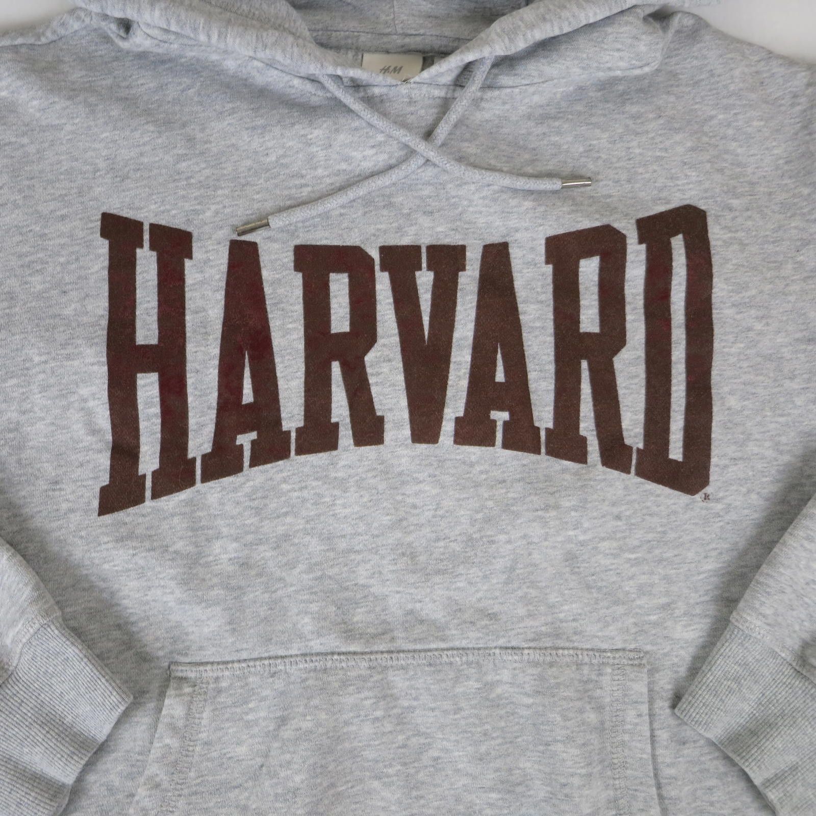 H&M Men's Medium H&M Harvard Gray Hoodie Sweatshirt Size US M / EU 48-50 / 2 - 3 Thumbnail