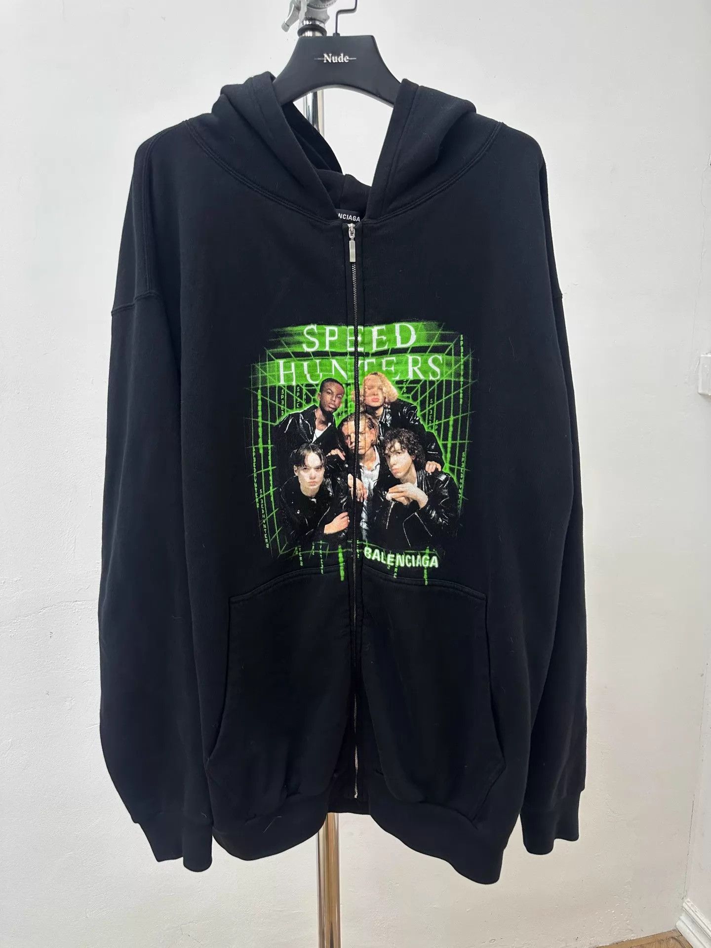 Balenciaga Balenciaga Speedhunters Band Portrait Zipper Hoodie Size US S / EU 44-46 / 1 - 1 Thumbnail