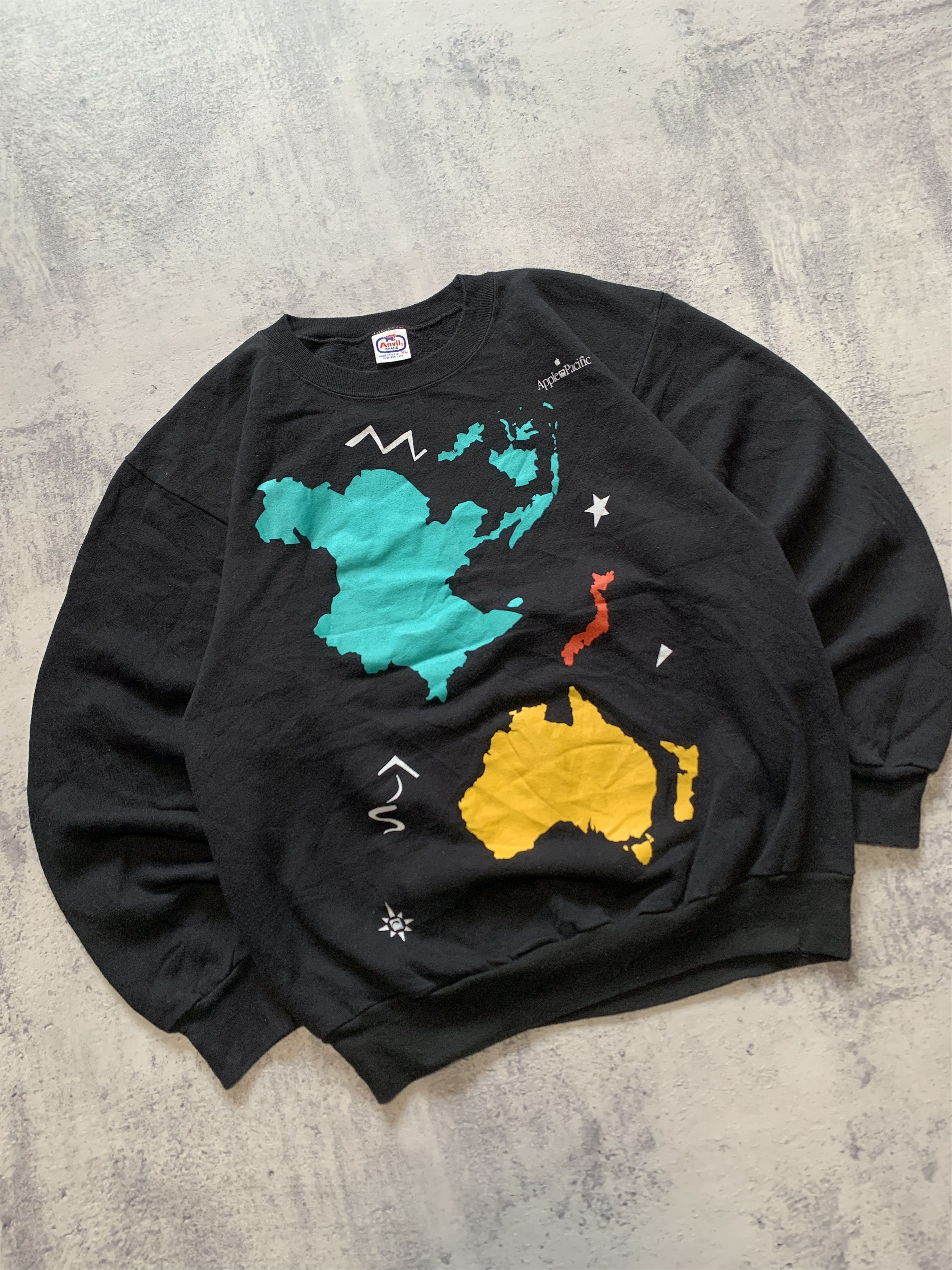 Apple Vintage 80’s Apple Pacific sweatshirt USA Size US XL / EU 56 / 4 - 4 Thumbnail