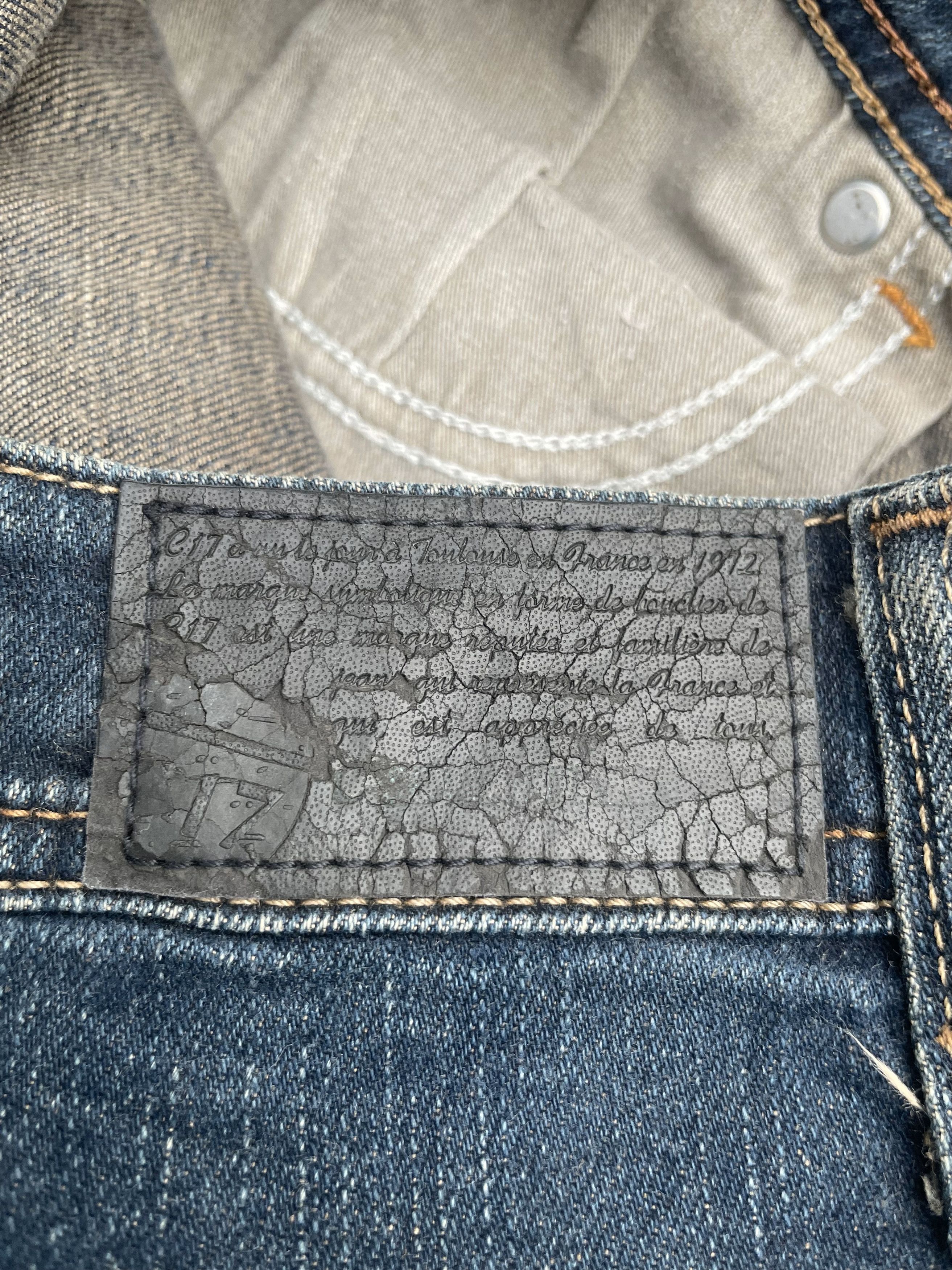Japanese Brand C-Seventeen Flare Distresed Denim Size 30" / US 8 / IT 44 - 17 Thumbnail
