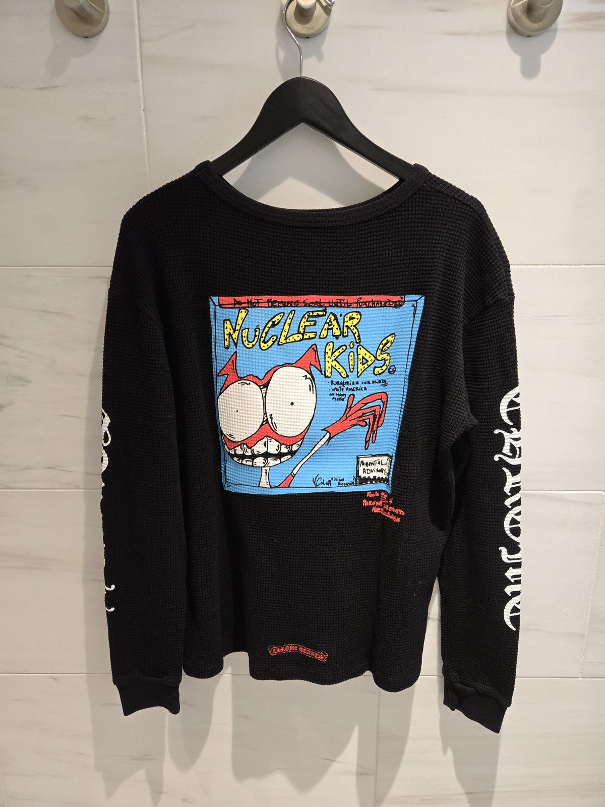 Chrome Hearts Chrome Hearts Matty Boy “Nuclear Kids” Thermal Long Sleeve Size US M / EU 48-50 / 2 - 2 Thumbnail