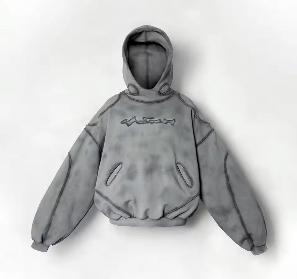 Other Retro Gothic Y2K Hip Hop Patchwork Jacquard Fashion Hoodies Size US XL / EU 56 / 4 - 4 Thumbnail
