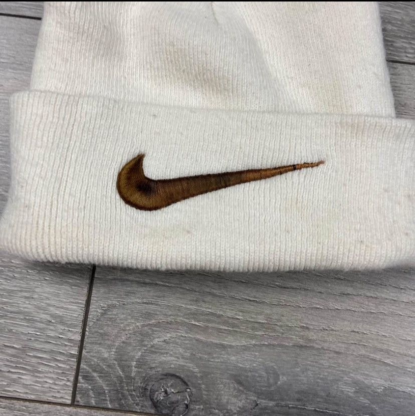 Nike 🔥 Vintage Nike Beanie Size ONE SIZE - 2 Thumbnail