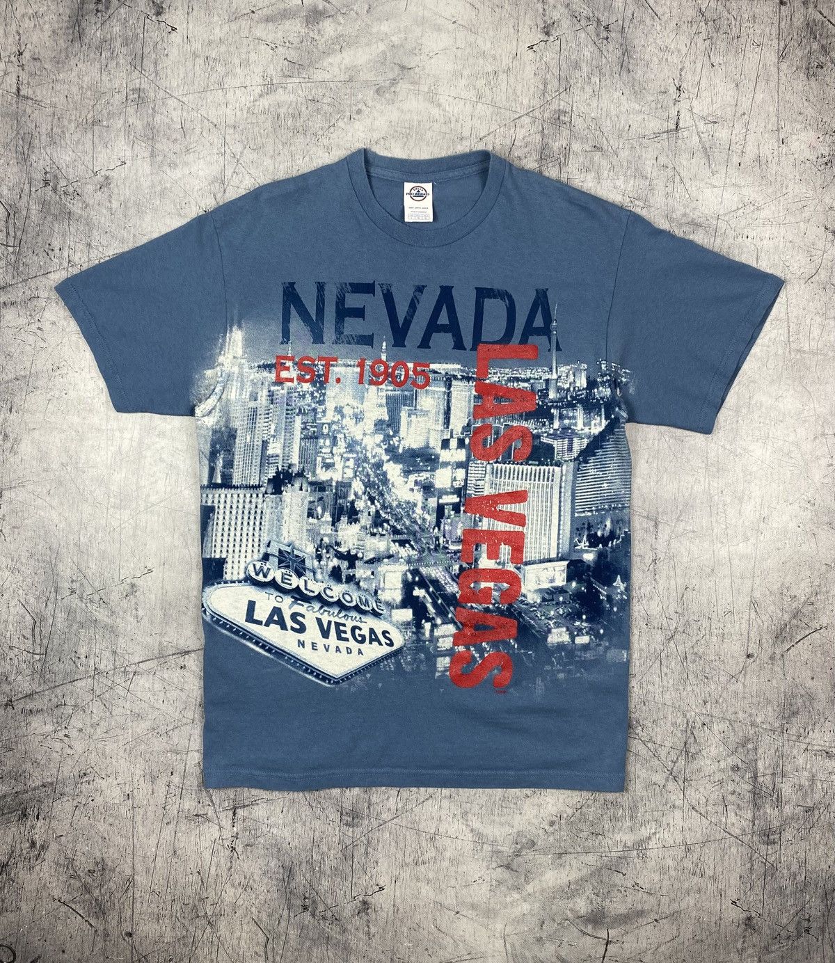 Other Vtg Las Vegas USA Casino Gambling Nevada Skyline Est 1905 Size US L / EU 52-54 / 3 - 2 Thumbnail