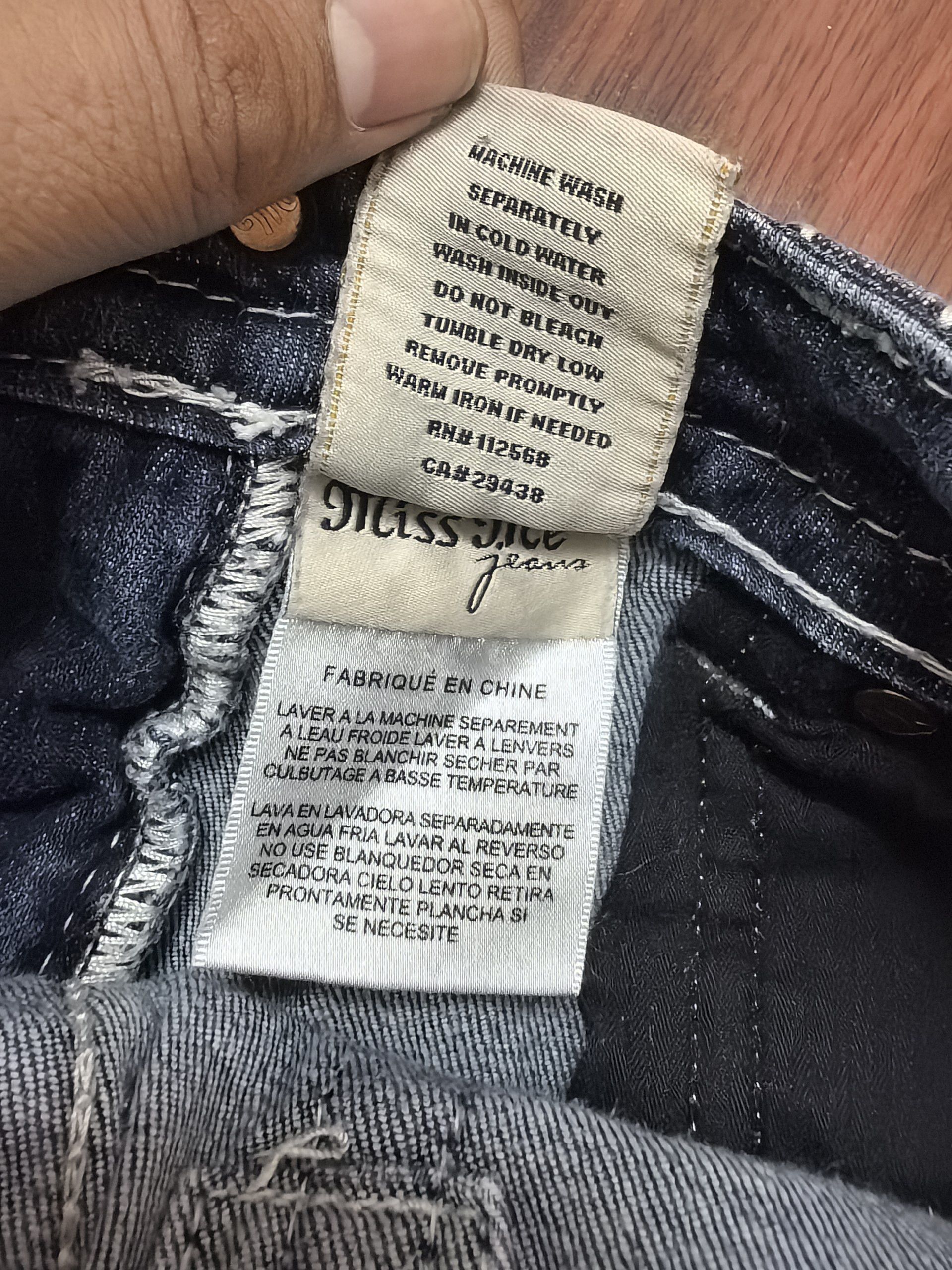 Miss Me Vintage Y2K Miss Me Studded Boyfriend Caprice Style Jeans Size 28" / US 6 / IT 42 - 8 Thumbnail
