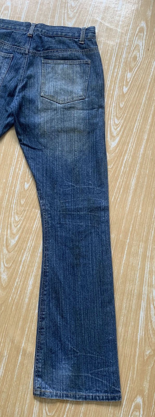 In The Attic Rare Distressed In The Attic Flare Denim Jeans Pants Size US 31 - 19 Thumbnail