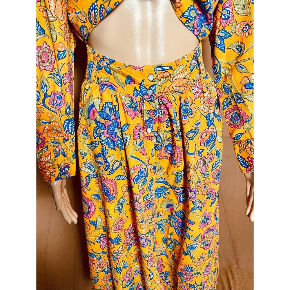 House of Harlow NWT New House of Harlow 1960 Cheyna Orange Floral Bohemian Size S / US 4 / IT 40 - 9 Thumbnail