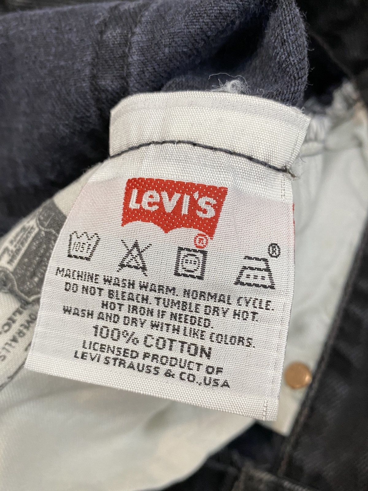 Levi's Levi's 501 black jeans wash Size US 31 - 4 Thumbnail