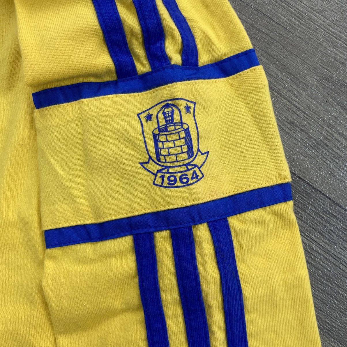 Adidas 1990s Vintage Adidas Brondby Sweden World Cup Reglan Tee Size US M / EU 48-50 / 2 - 14 Thumbnail