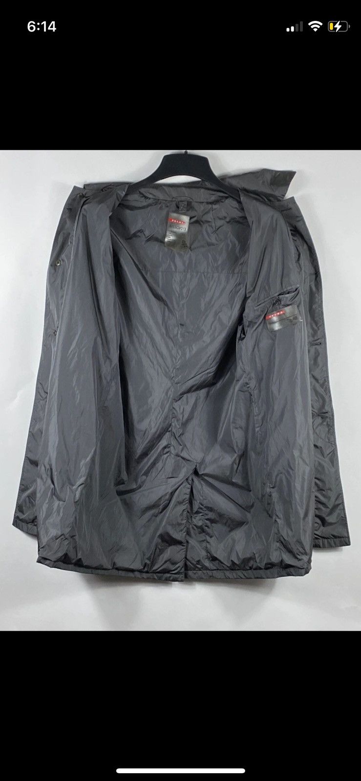 Prada Prada Autumn/Winter 2011 Nylon Overcoat Black Size 48 Men's Size US M / EU 48-50 / 2 - 2 Thumbnail