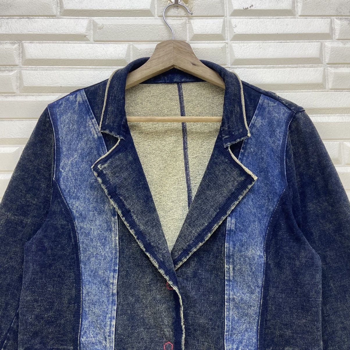 Japanese Brand Japanese Brand En Cloche Street Fashion Soft Denim Jacket Size M / US 6-8 / IT 42-44 - 4 Thumbnail