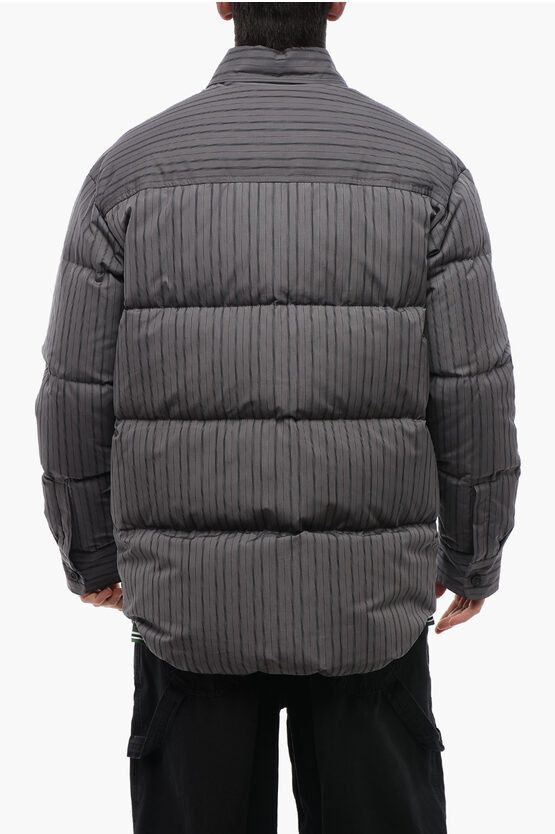 Off-White o1y0225 Logo Jacket in Grey/Black Size US S / EU 44-46 / 1 - 4 Thumbnail