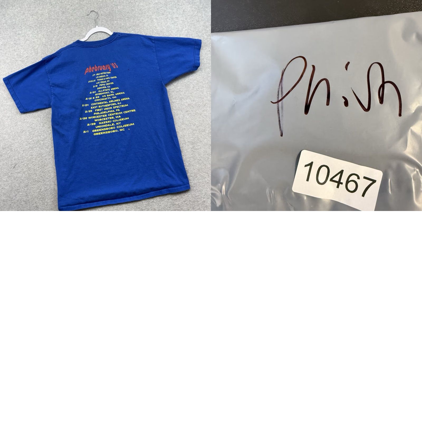 Gildan VINTAGE Phish Tour T Shirt Adult L Blue 2003 Summer Concert Cotton Logo Short Sleeve Crew Neck Mens Clothing Pattern: Solid Accessories: None Size US L / EU 52-54 / 3 - 8 Thumbnail