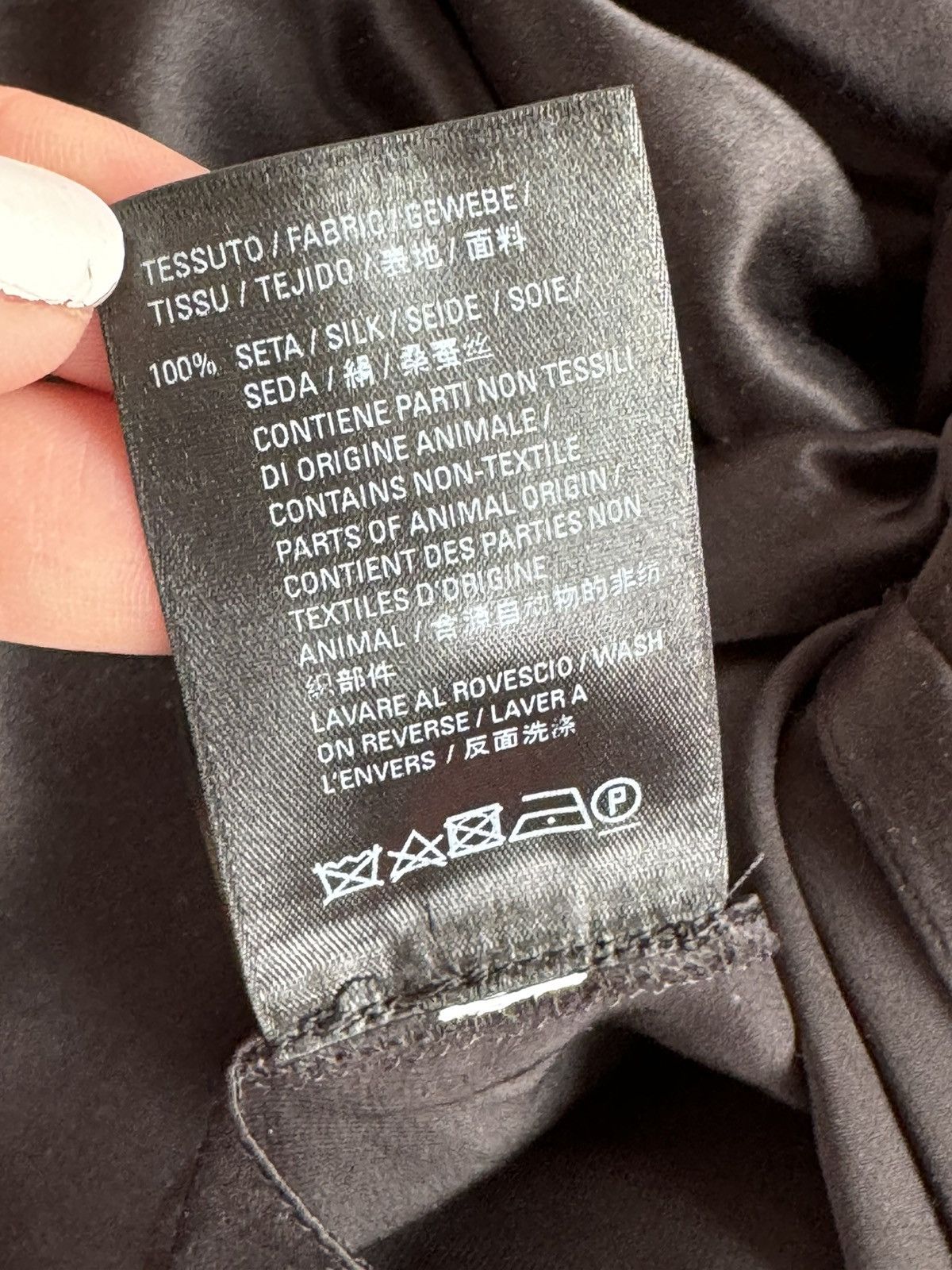 Balenciaga Balenciaga silk black wrap skirt, size 42 It, M int Size 28" / US 6 / IT 42 - 10 Thumbnail