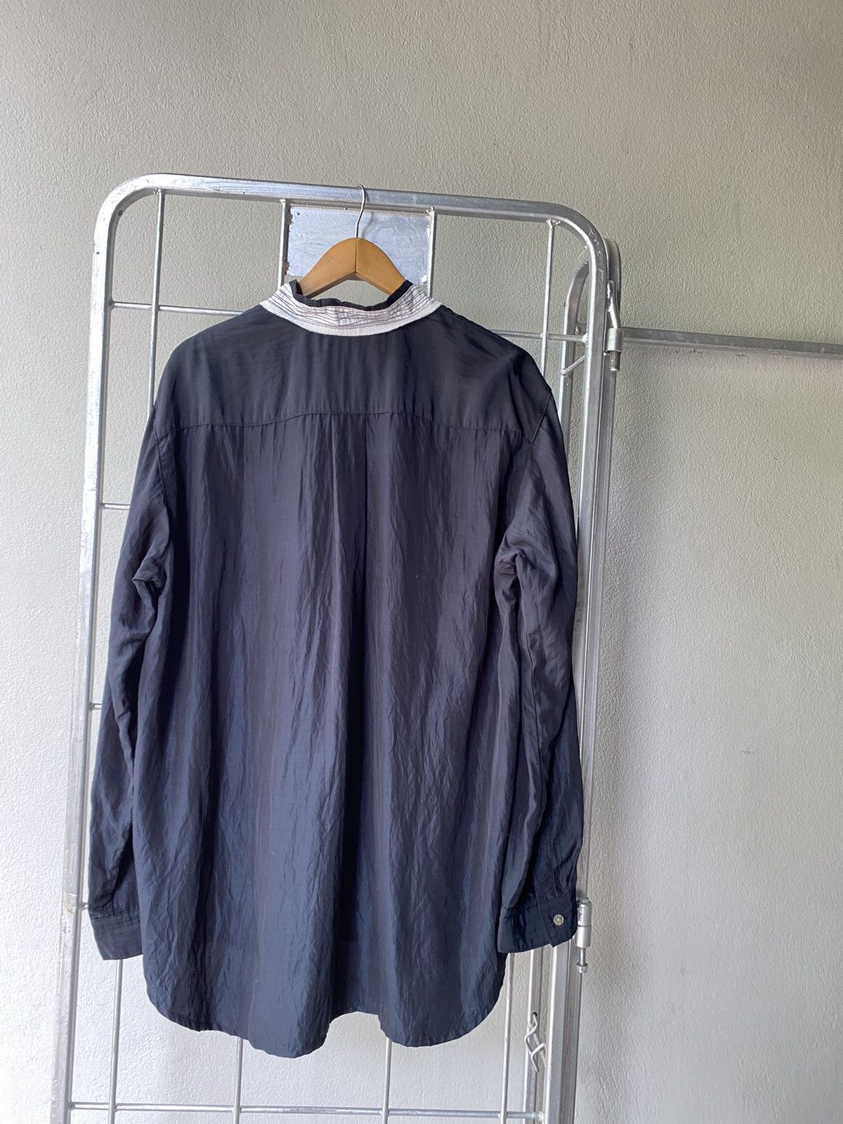 Marithe + Francois Girbaud Marithe Francois Girbaud black rayon shirt Size US M / EU 48-50 / 2 - 10 Thumbnail