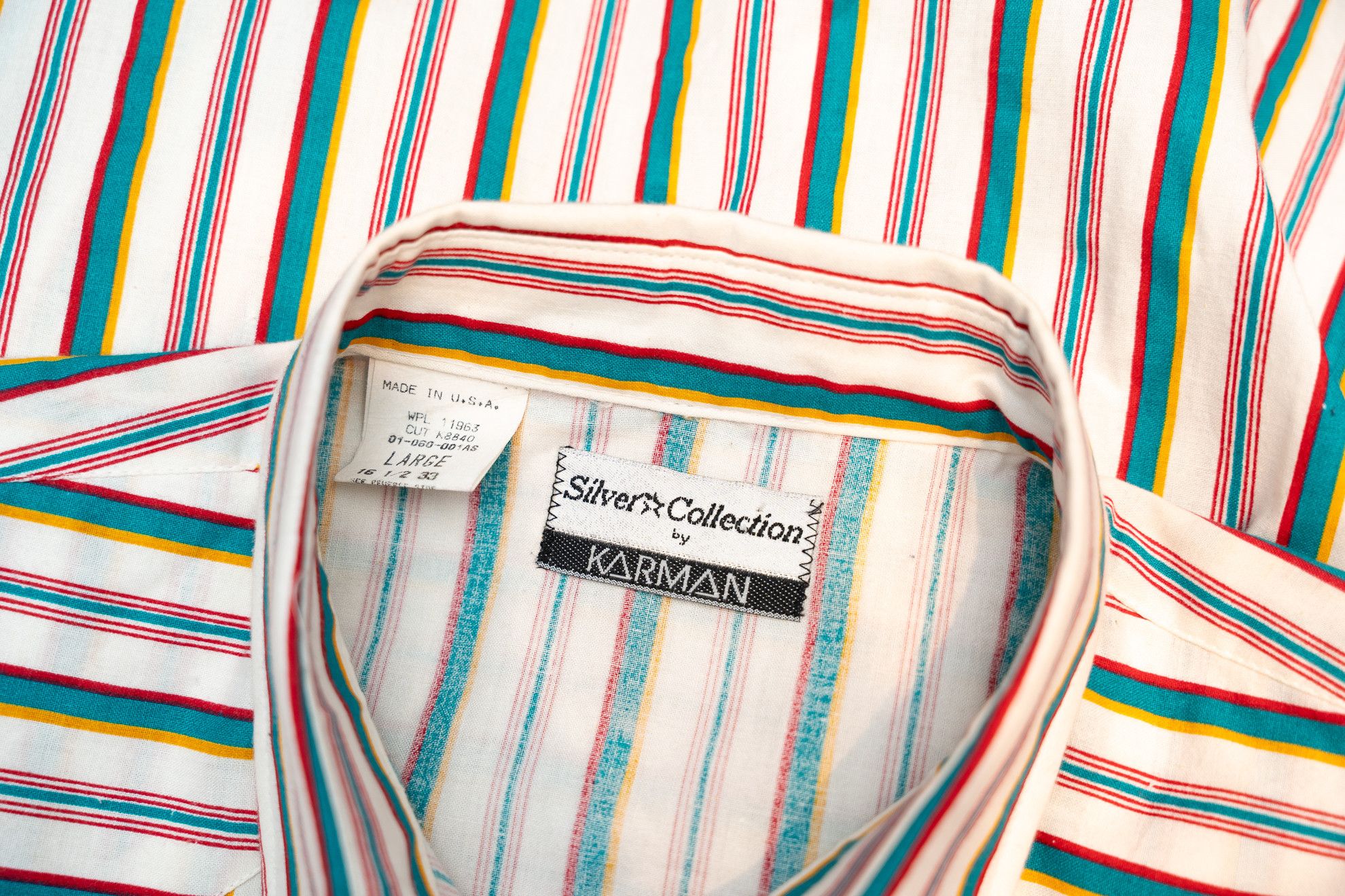 Other DEADSTOCK Vintage Karman Western Shirt Size US L / EU 52-54 / 3 - 5 Thumbnail