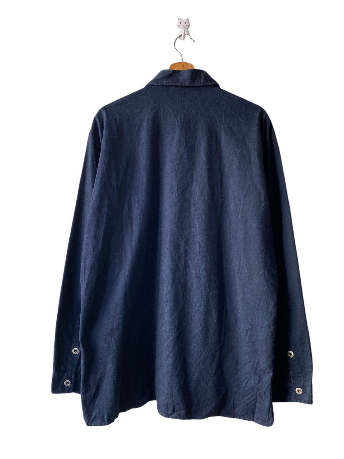 Stone Island 1990s - Vintage Stone Island Over Shirt Double Pocket Size US L / EU 52-54 / 3 - 2 Thumbnail