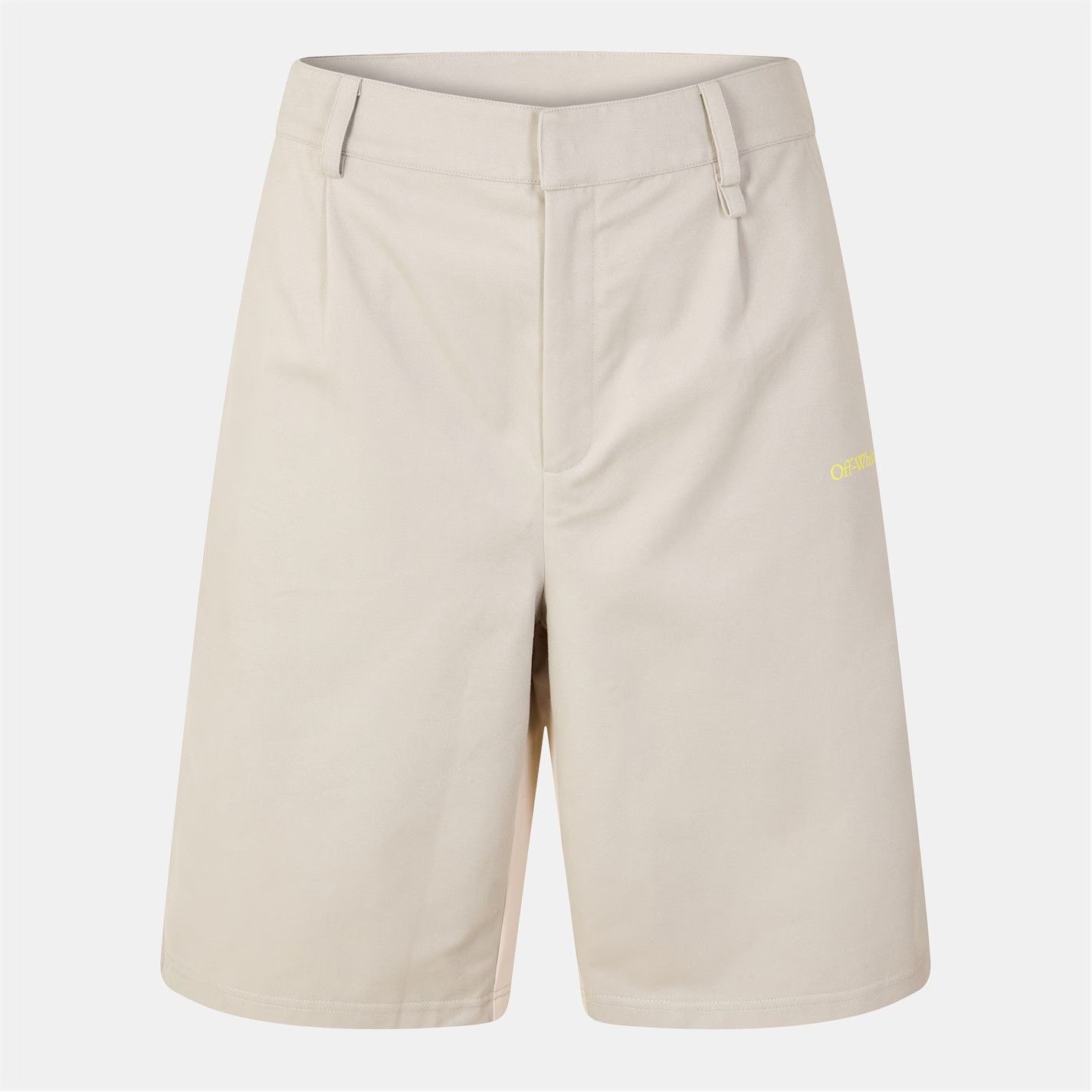 Off-White o1g2r1mq0326 Tailored Fit Shorts in Beige/Grey Size US 36 / EU 52 - 1 Thumbnail
