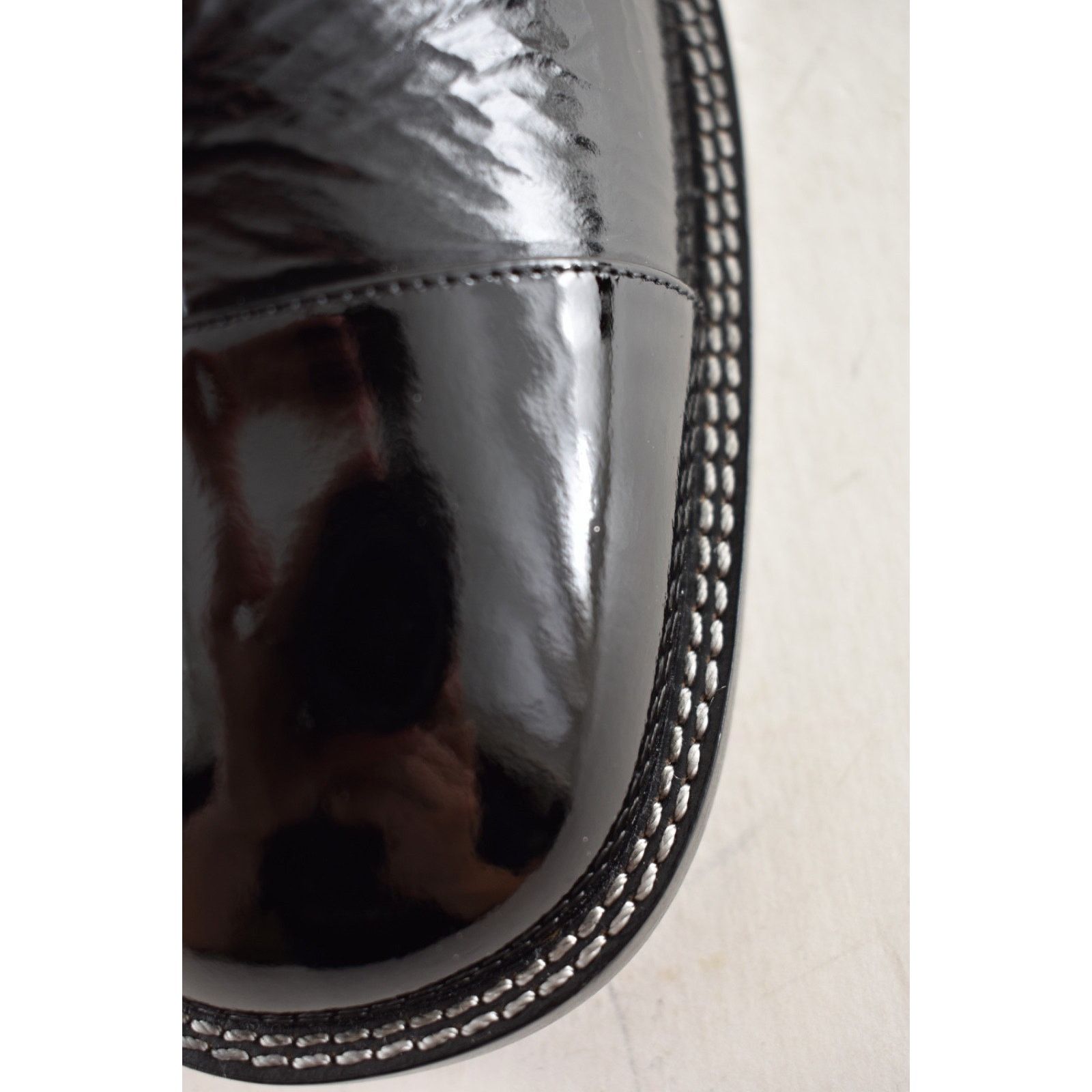 Chanel Chanel 24B Black Patent CC Logo Ankle Block Heel Bootie 42 Size US 11 / IT 41 - 11 Thumbnail