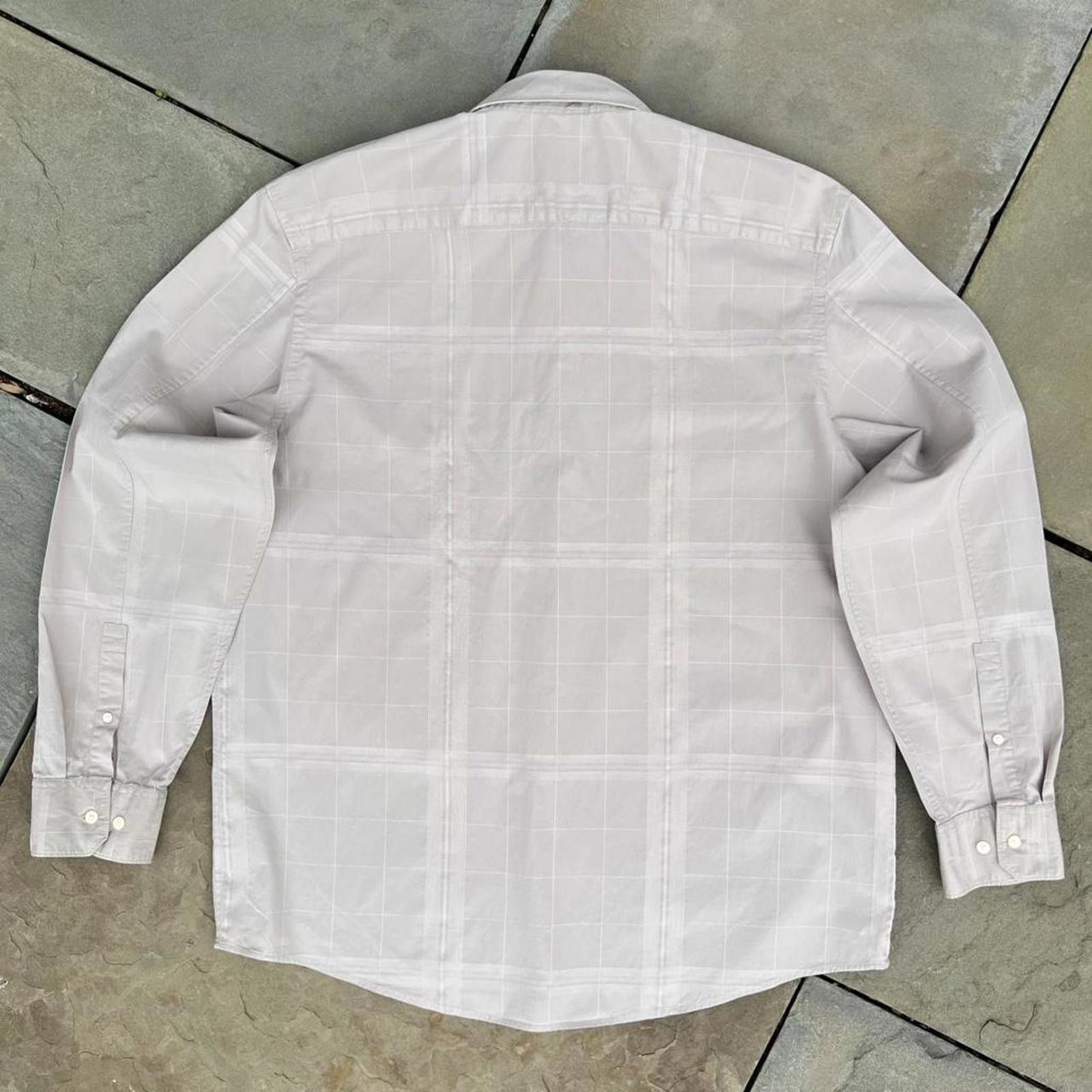 Calvin Klein Vintage 90s Tan Tonal Plaid Button Down Shirt Size US XL / EU 56 / 4 - 4 Thumbnail