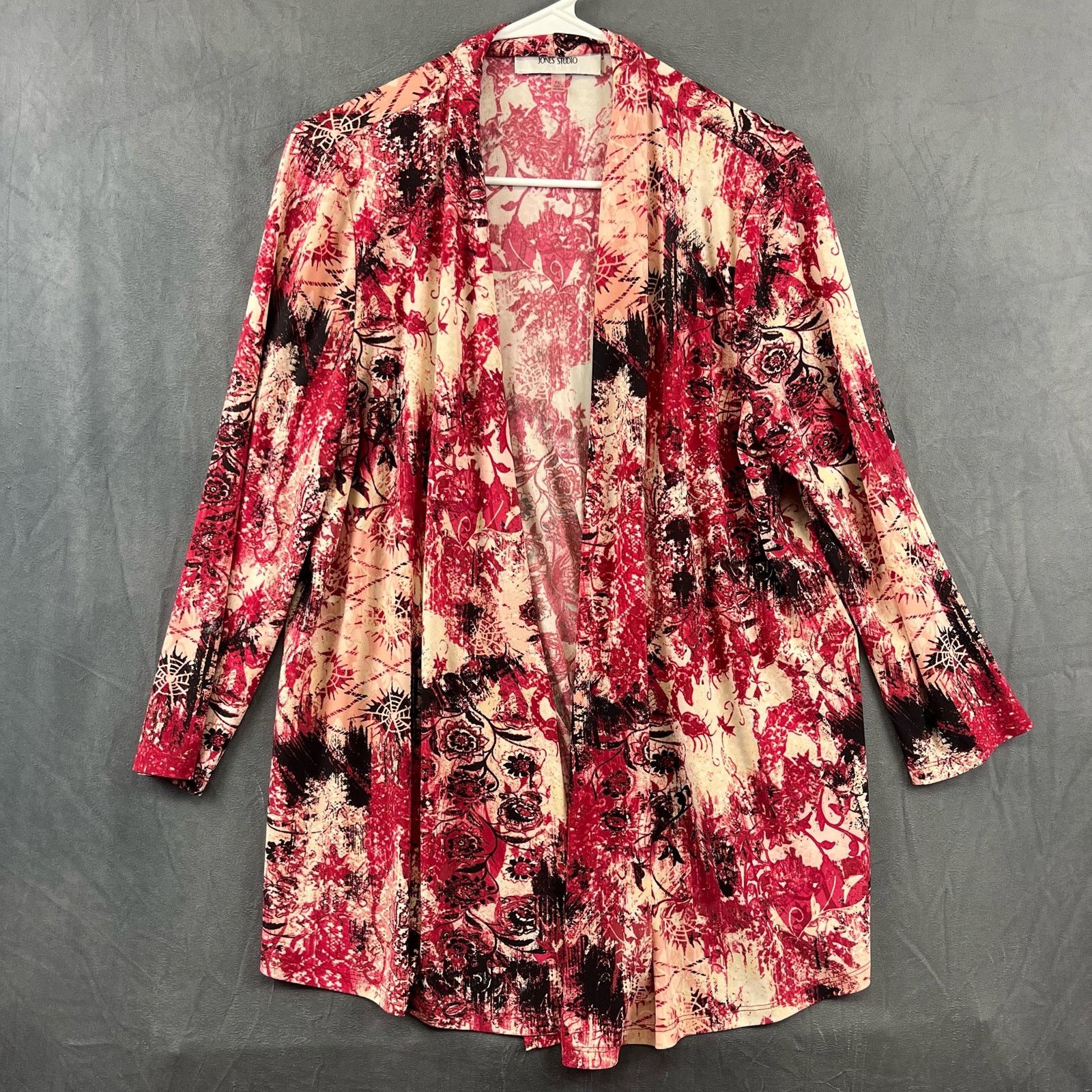 Other Jones Studio Y2K Petite XL Open Front floral Cardigan Kimono Size XL / US 12-14 / IT 48-50 - 1 Thumbnail