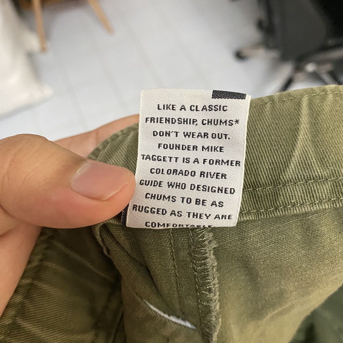 Chums DL Chums Green Casual Pants #C1154 Size US 31 - 22 Thumbnail