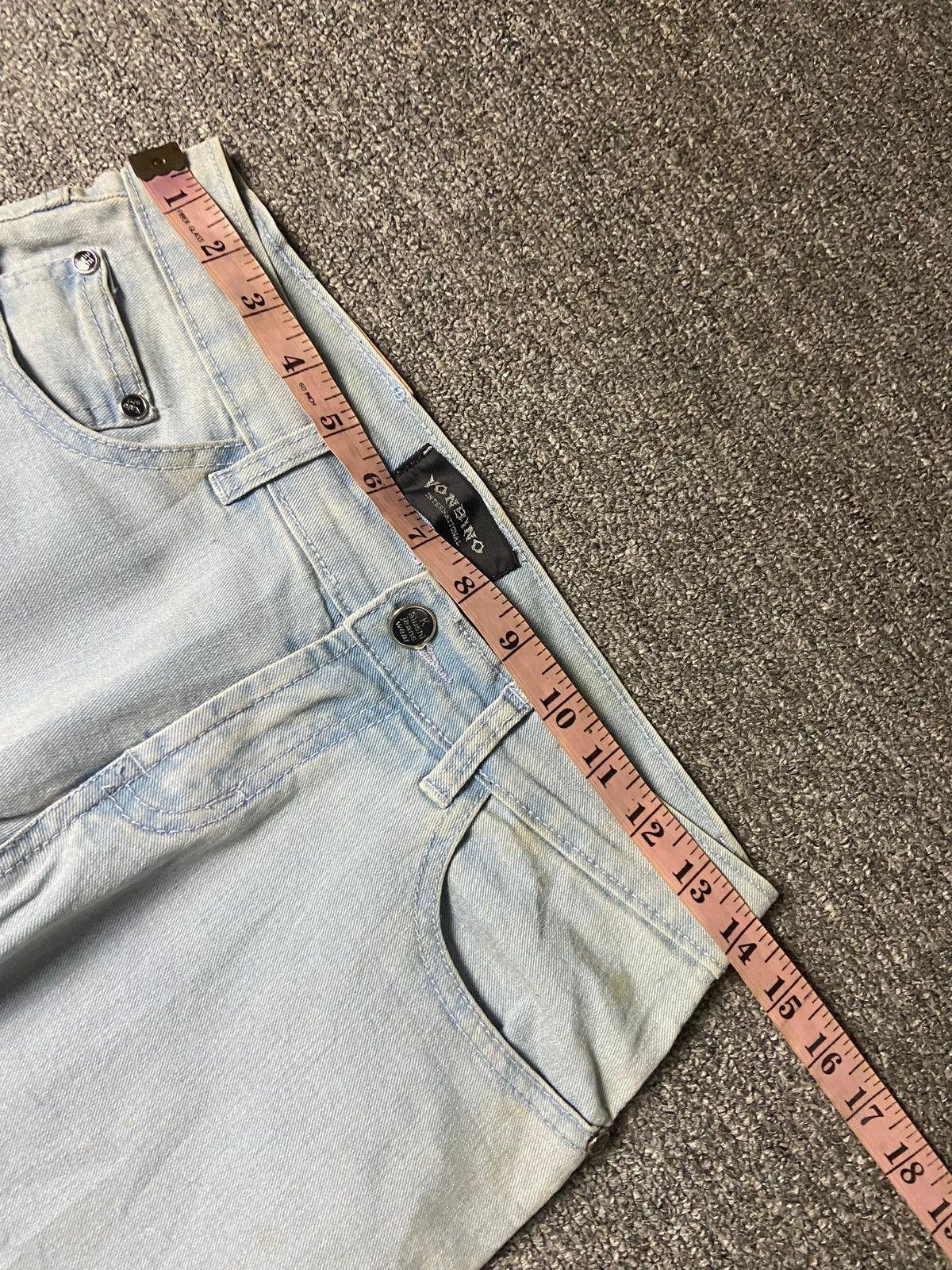 Japanese Brand KALOC x Yonbino Flare Jeans with Paint Splatter (165) Size 28" / US 6 / IT 42 - 6 Thumbnail