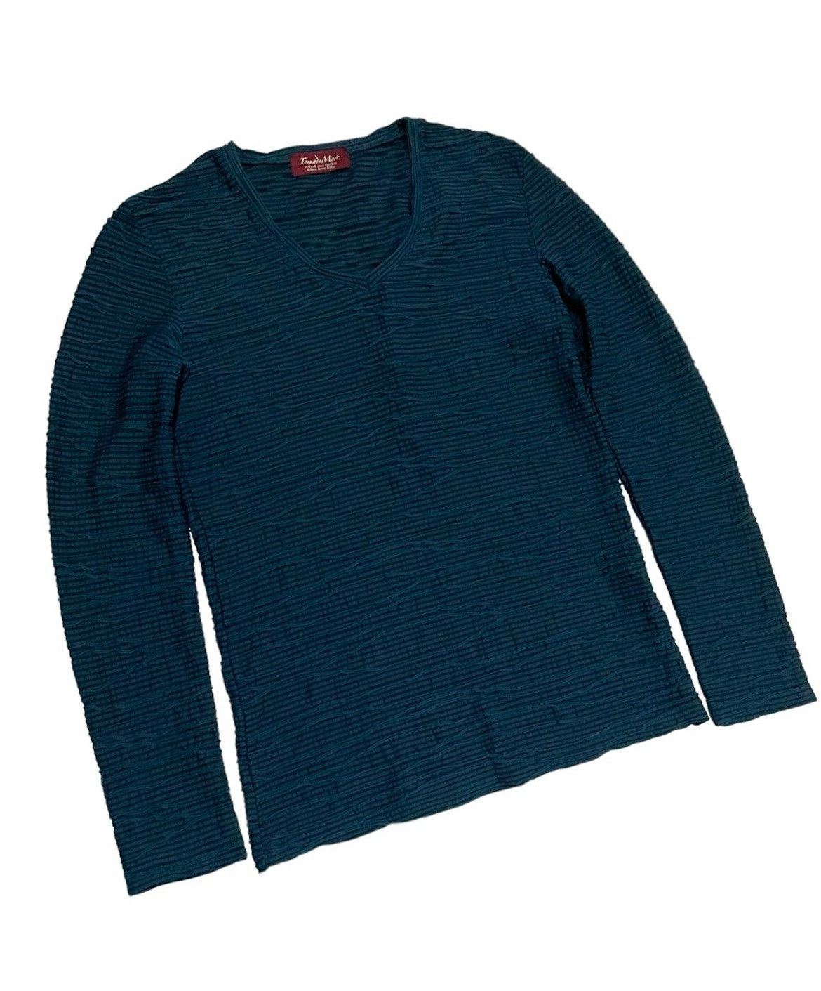 If Six Was Nine Vintage Tornado Mart Japan Pleated Longsleeve Shirt Size US M / EU 48-50 / 2 - 14 Thumbnail