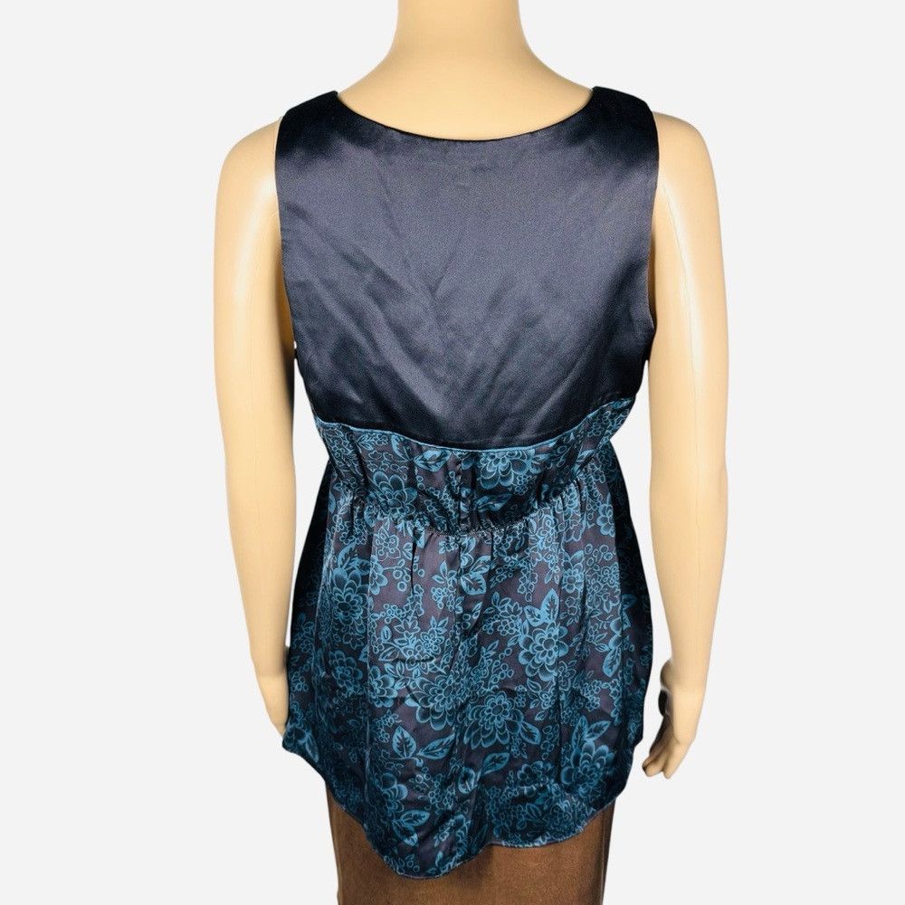 Other MINT Jodi Arnold Silk Sleeveless Floral Blouse Size 10 Size L / US 10 / IT 46 - 4 Thumbnail
