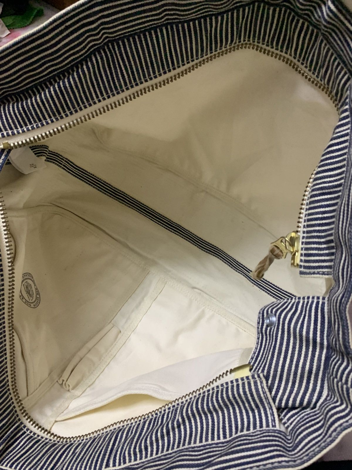 Porter Porter Sanforized Hickory Baggage Bag Size ONE SIZE - 6 Thumbnail
