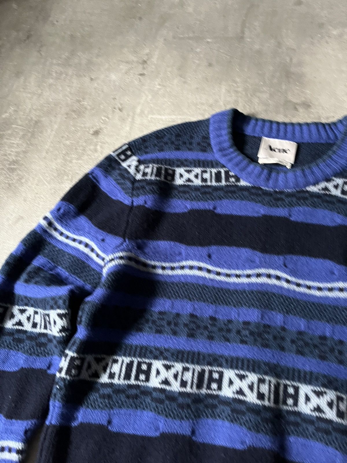 Acne Studios × Designer × Vintage Acne studios wool sweater blue rare Size US L / EU 52-54 / 3 - 6 Thumbnail