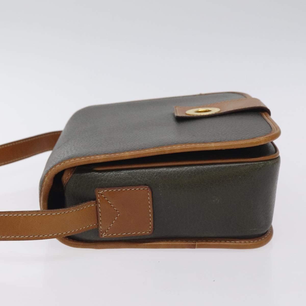 Celine CELINE Shoulder Bag Leather Khaki Gold Size ONE SIZE - 5 Thumbnail
