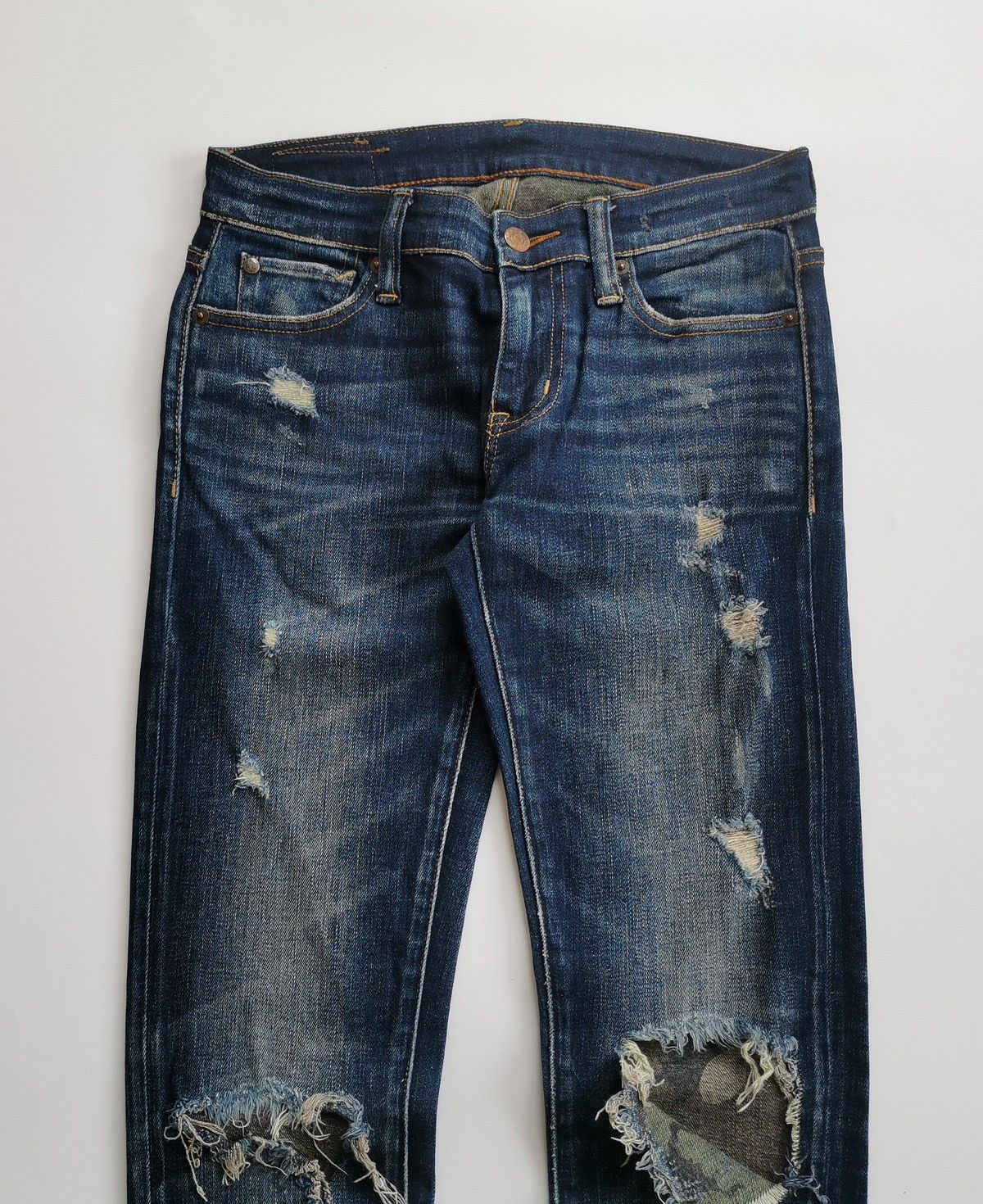 Ralph Lauren Ralph Lauren Skinny Distressed Jeans Size US 27 - 3 Thumbnail