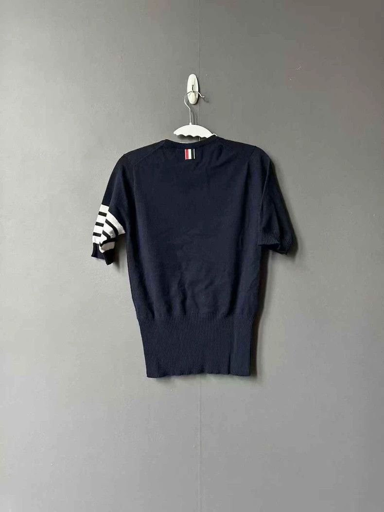 Thom Browne Thom Browne Cashmere short sleeve sweater Size S / US 4 / IT 40 - 2 Thumbnail