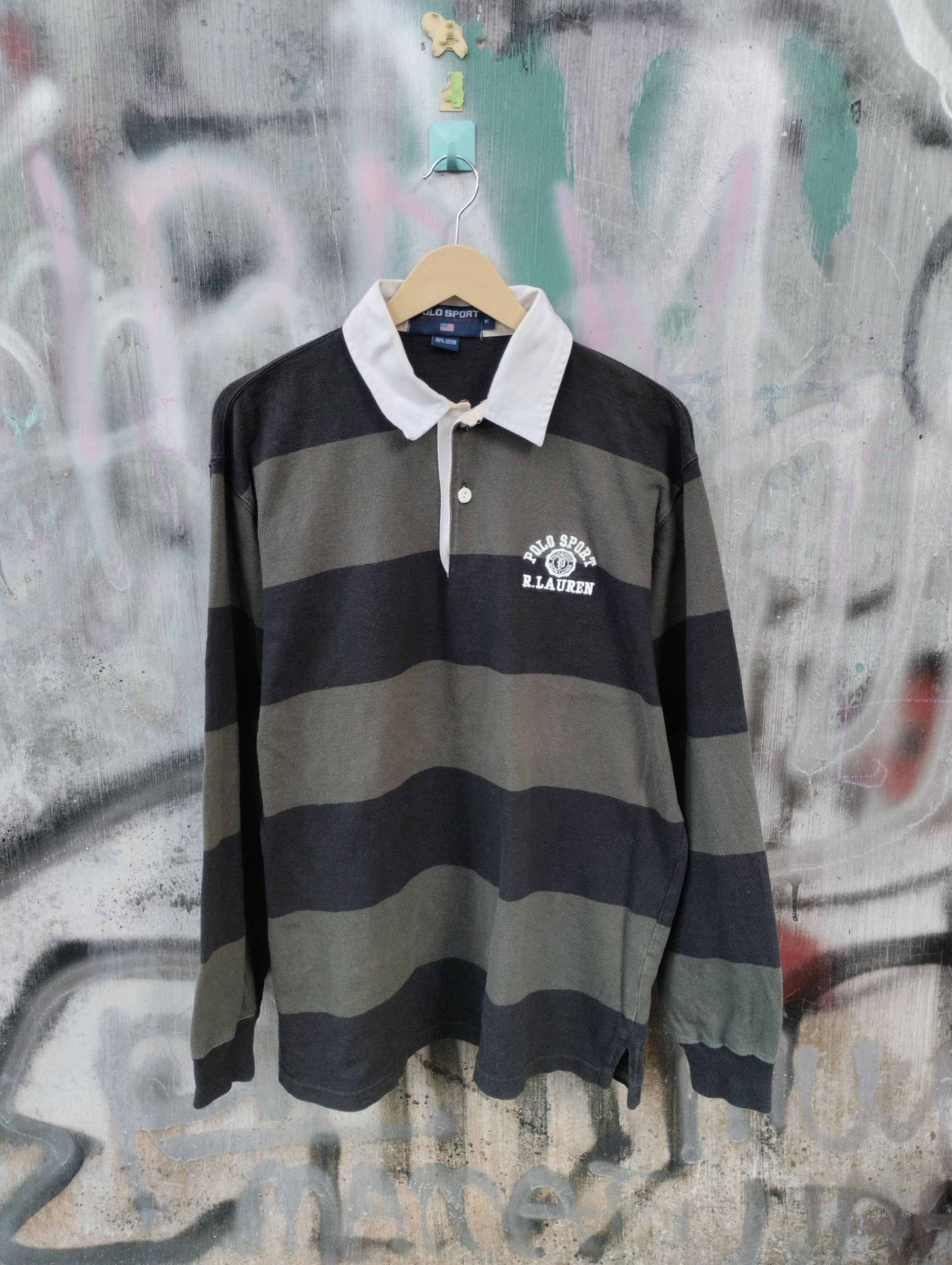 Polo Ralph Lauren × Rugby Ralph Lauren × Vintage Polo Sport Ralph Lauren Rugby vintage Size US M / EU 48-50 / 2 - 2 Thumbnail