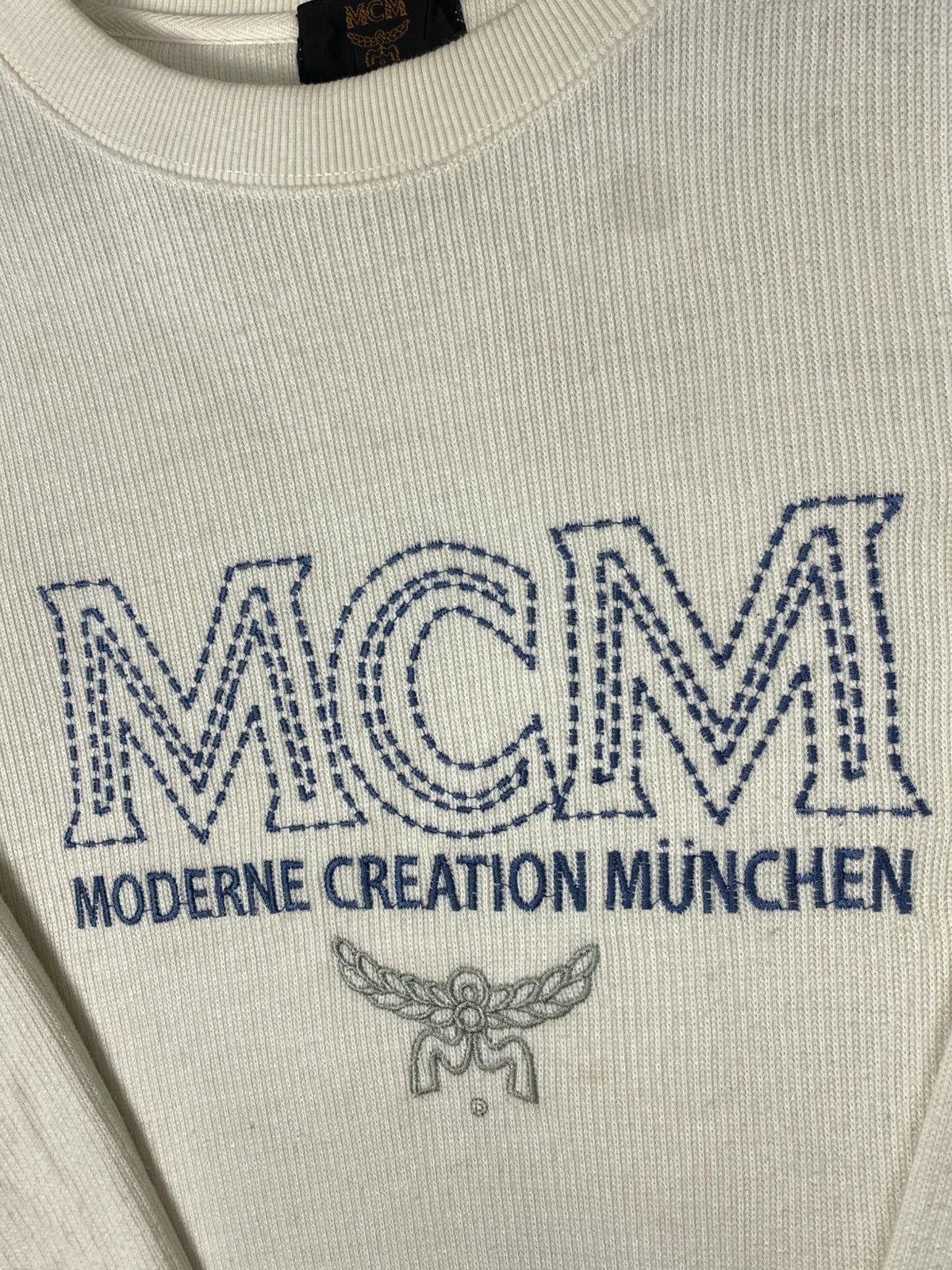 MCM Vintage MCM Big Logo Crewneck Sweatshirts Size US M / EU 48-50 / 2 - 5 Thumbnail
