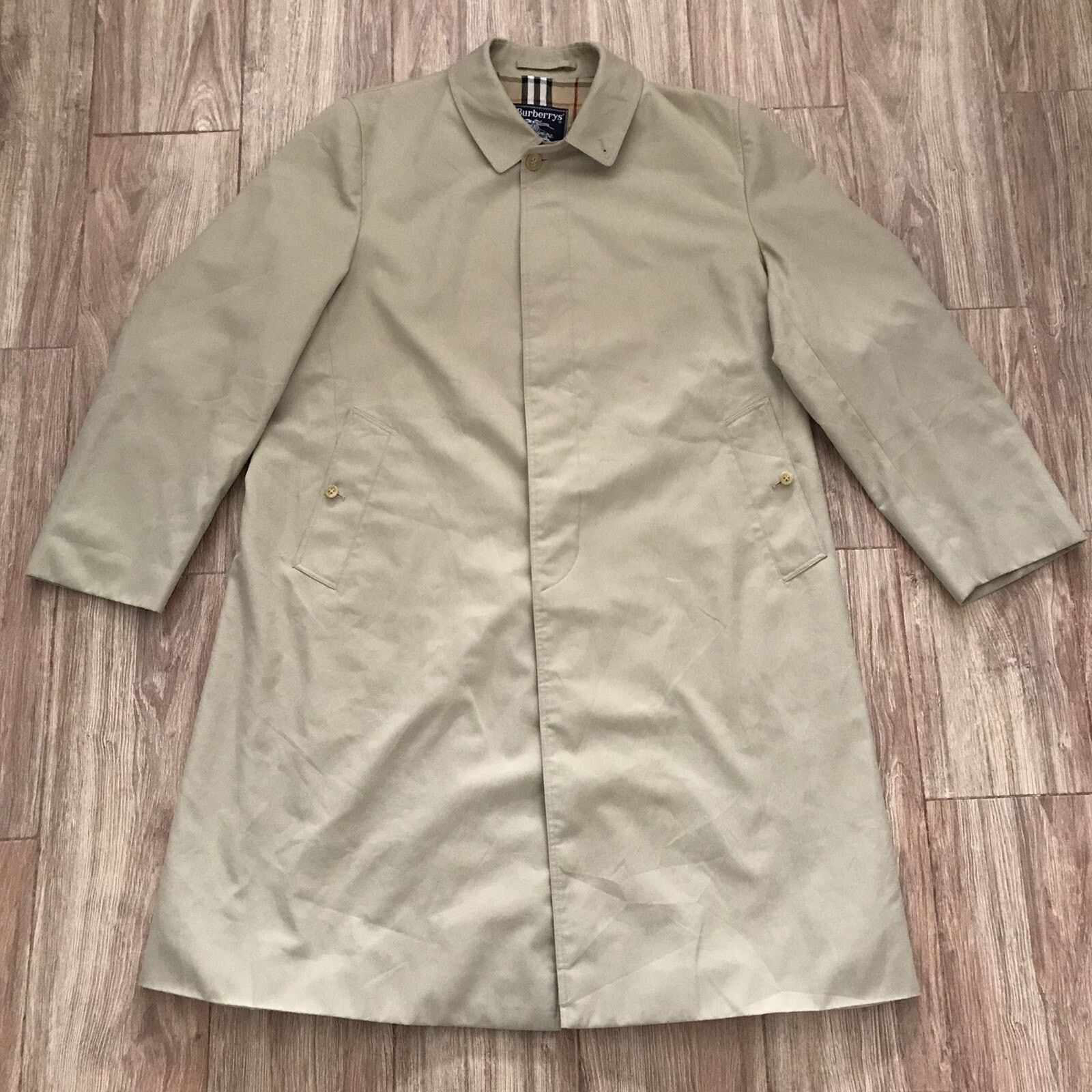 Burberry vintage Burberry's Trench Coat jacket Nova Check overcoat Size US XL / EU 56 / 4 - 2 Thumbnail