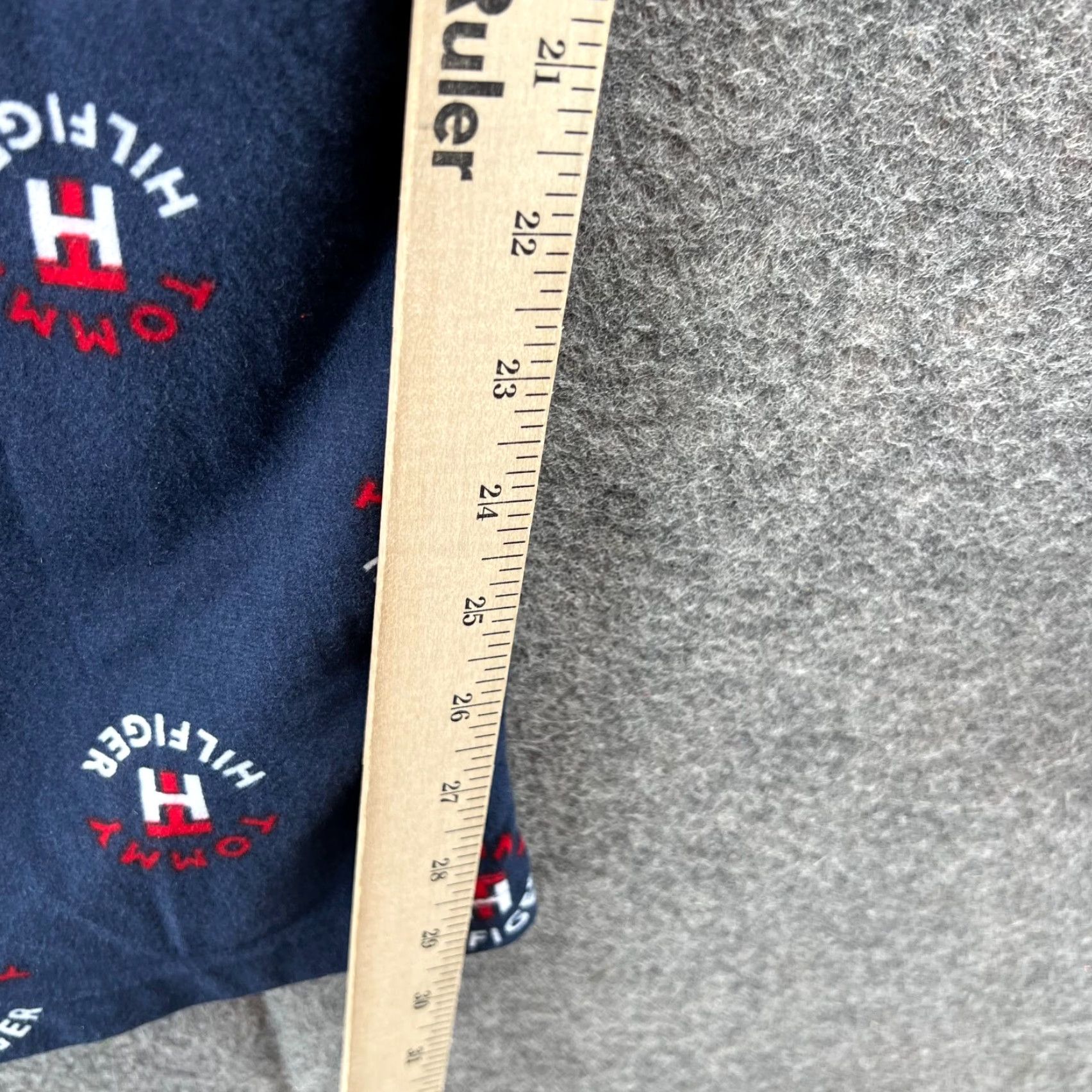 Tommy Hilfiger VINTAGE Tommy Hilfiger Pajama Pants Men Medium Adult Blue Navy Sleep Wear All Over Logo Size US 31 - 5 Thumbnail