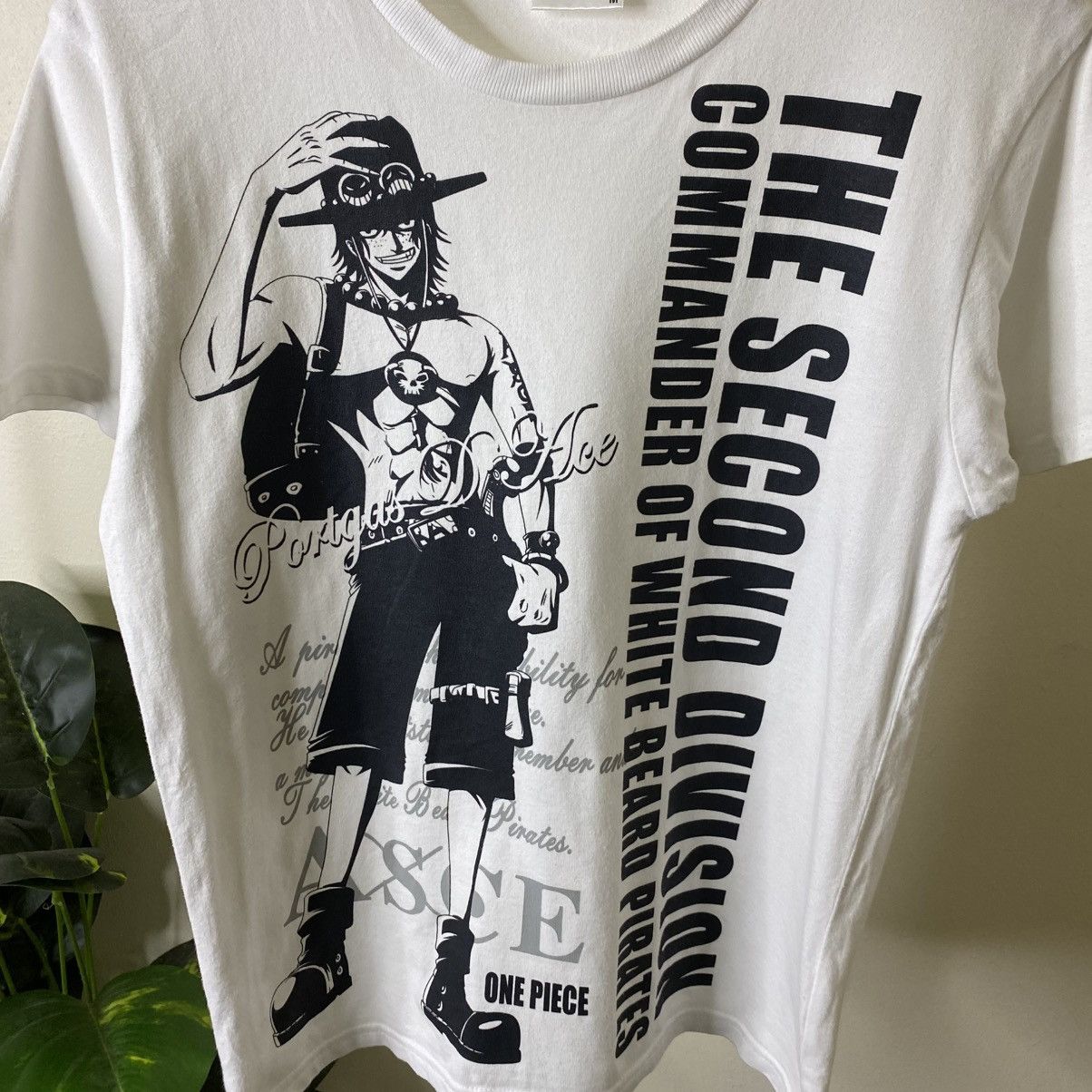 One Piece Y2K Anime One Piece Portgas D Ace Japanese Manga Series Tee Size US M / EU 48-50 / 2 - 2 Thumbnail