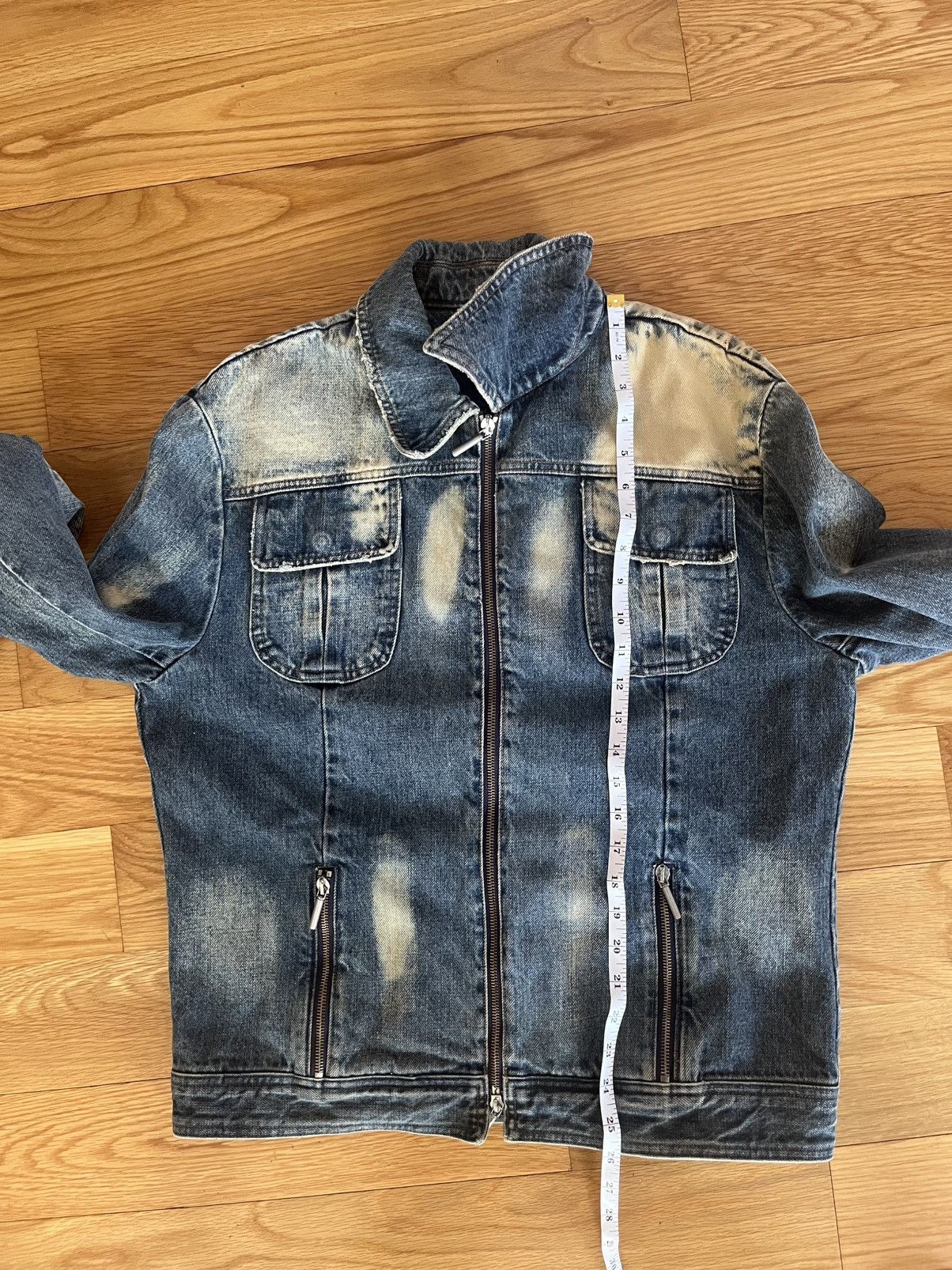 Roberto Cavalli Just Cavalli Denim/Jean Jacket Size US L / EU 52-54 / 3 - 9 Thumbnail