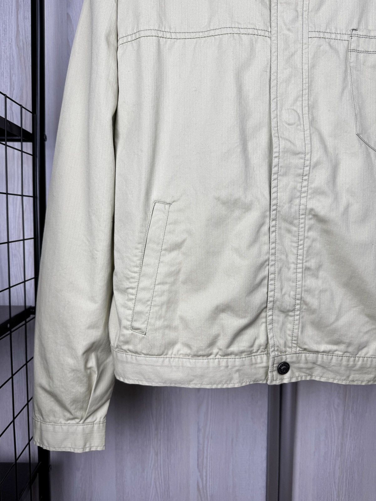 Versace Jeans Couture Versace Jeans Couture beige type 1 style trucker jacket XL Size US XL / EU 56 / 4 - 4 Thumbnail