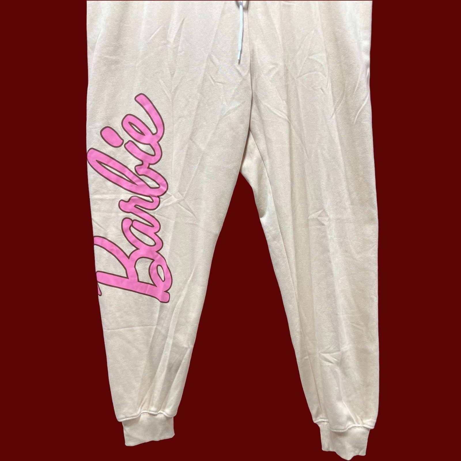 Other Mattel - Barbie - Women's Sweatpants - Beige - 1X Size 40" / US 18 - 12 Thumbnail