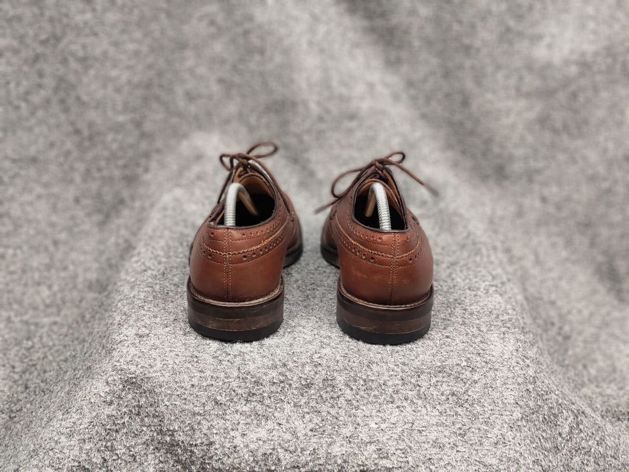 Barbour Barbour Design Dark Brown Leather Ouse Brogue Shoes Size US 7.5 / EU 40-41 - 11 Thumbnail