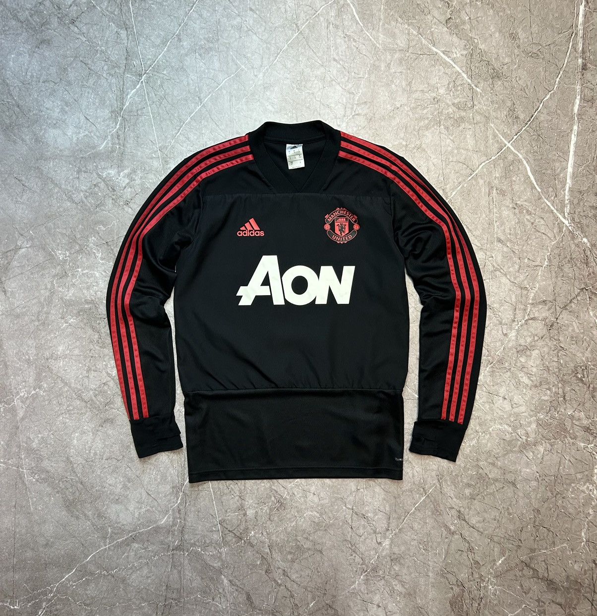 Adidas × Vintage Manchester Adidas Football Sweatshirt Soccer Longsleeve Size US S / EU 44-46 / 1 - 2 Thumbnail