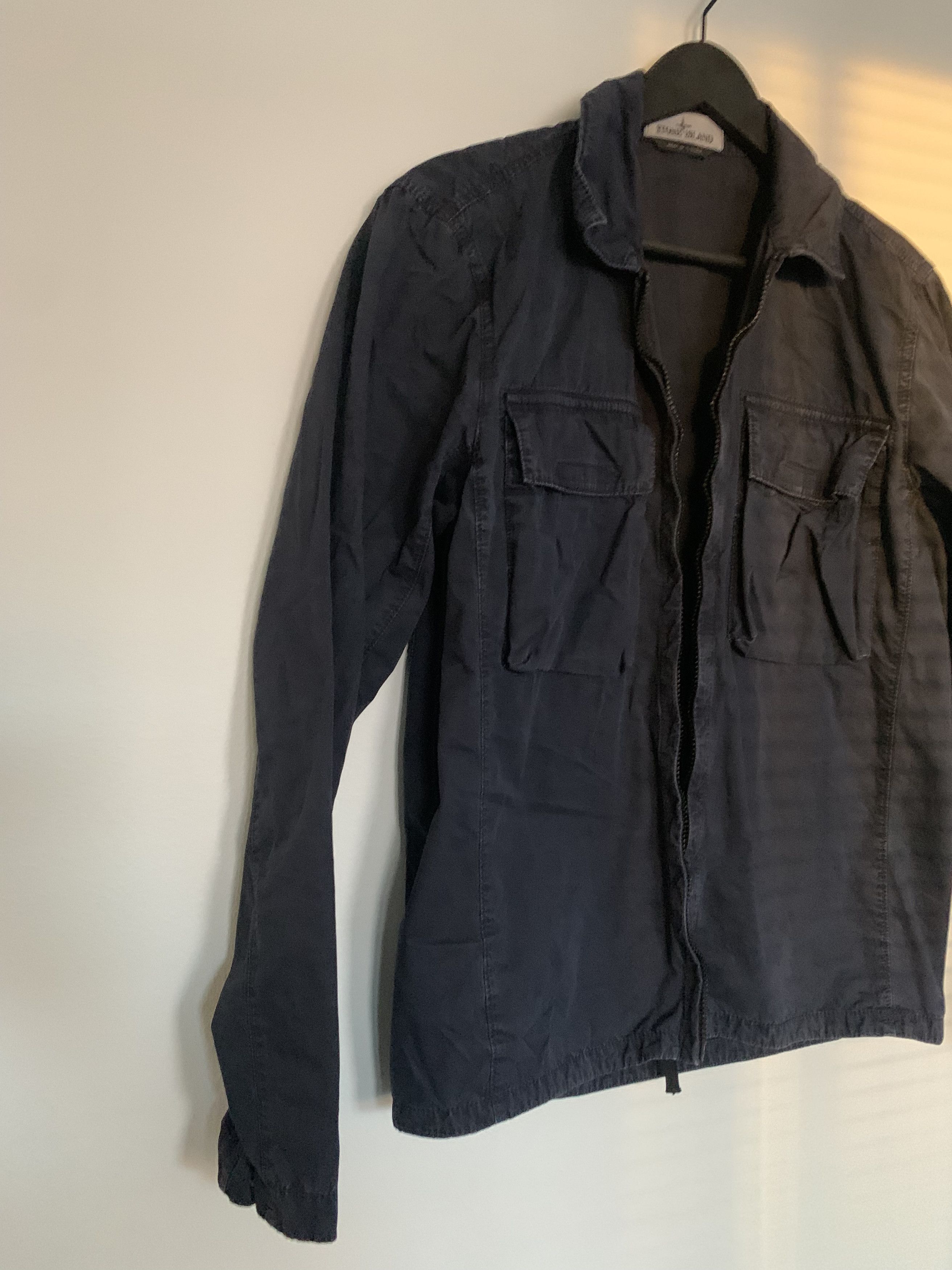 Stone Island Stone Island Garment Dyed Brushed Cotton Overshirt Size US S / EU 44-46 / 1 - 2 Thumbnail