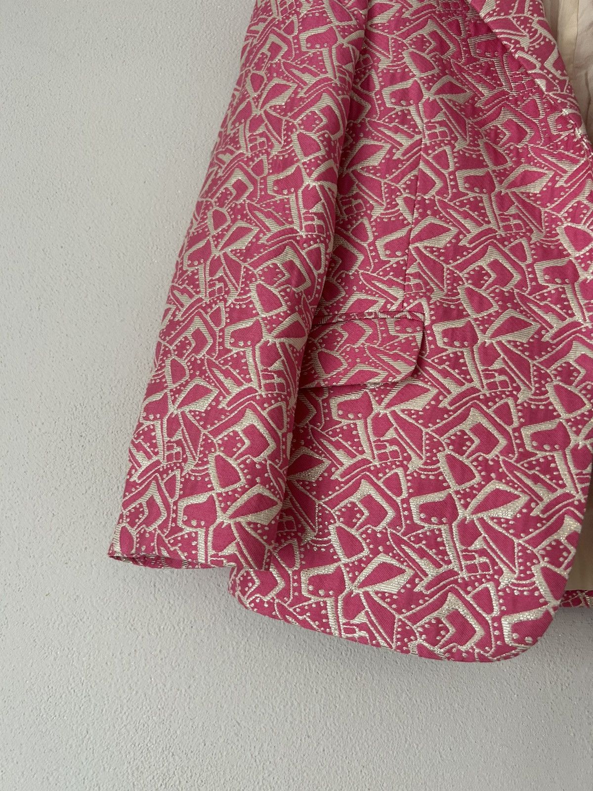 Marni Pink Silk Blend Blazer Size M / US 6-8 / IT 42-44 - 5 Thumbnail