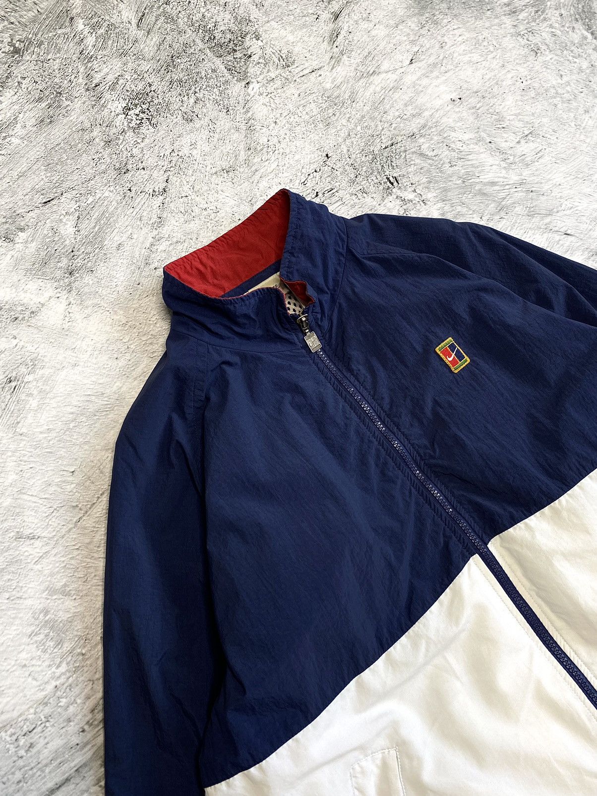 Nike × Vintage 🔥 Nike Court Track Jacket Vintage 90s 🔥( M ) Size US M / EU 48-50 / 2 - 5 Thumbnail